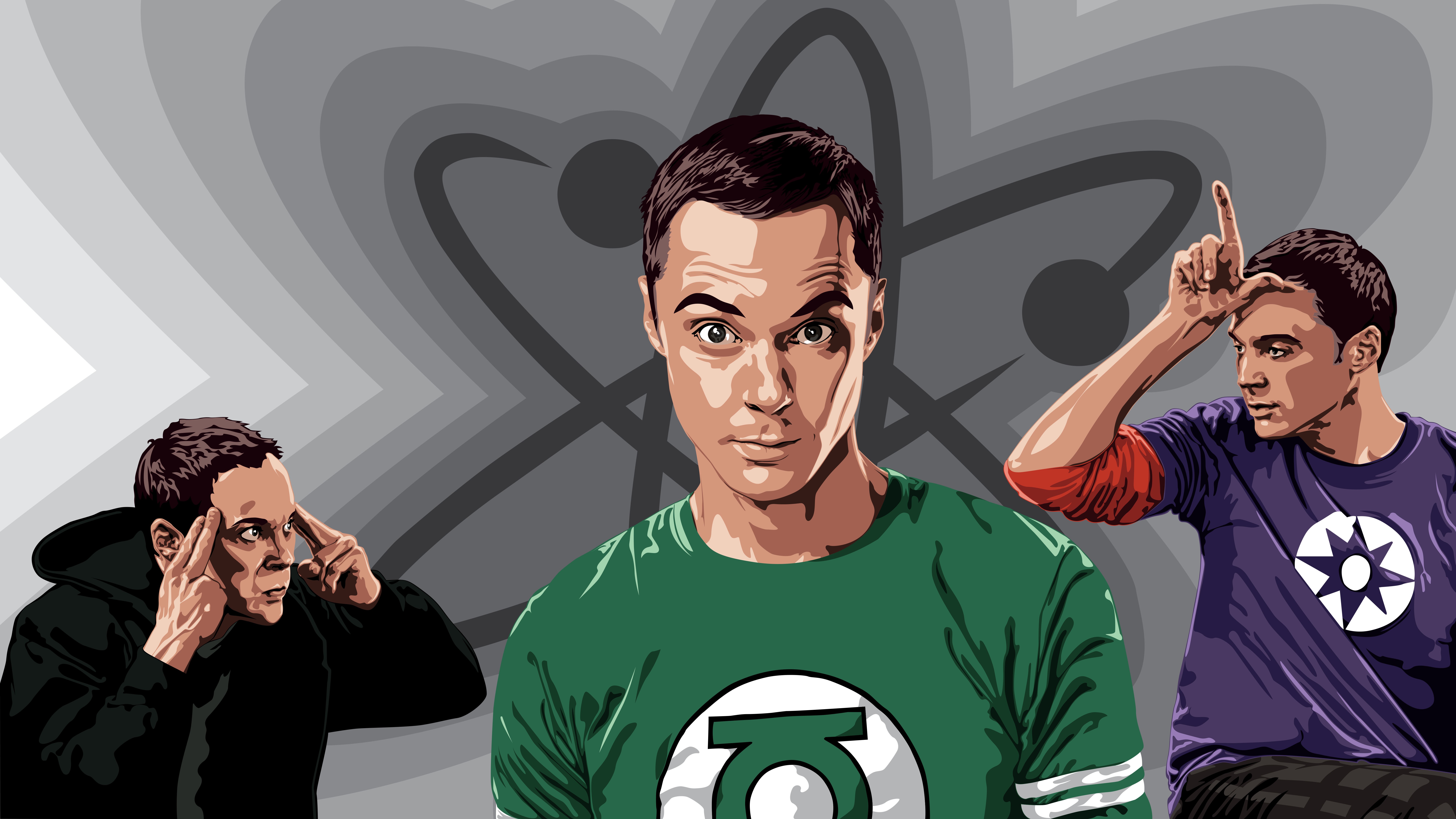 General 8000x4500 Jim Parsons popculture The Big Bang Theory Sheldon Cooper TV series face men
