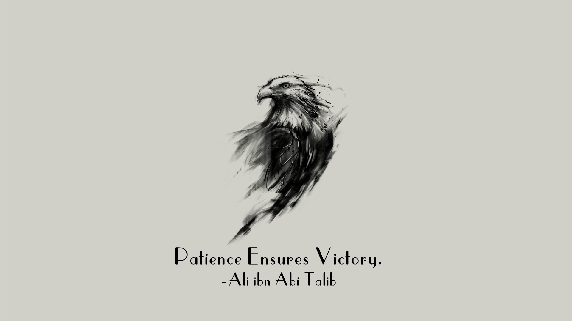 General 1920x1080 Ali ibn Abi Talib Islam Imam quote eagle motivational birds