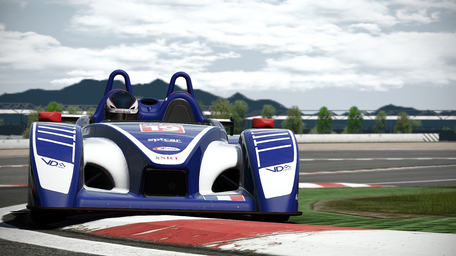 General 1600x900 car race cars racing blue cars vehicle sport motorsport livery race tracks