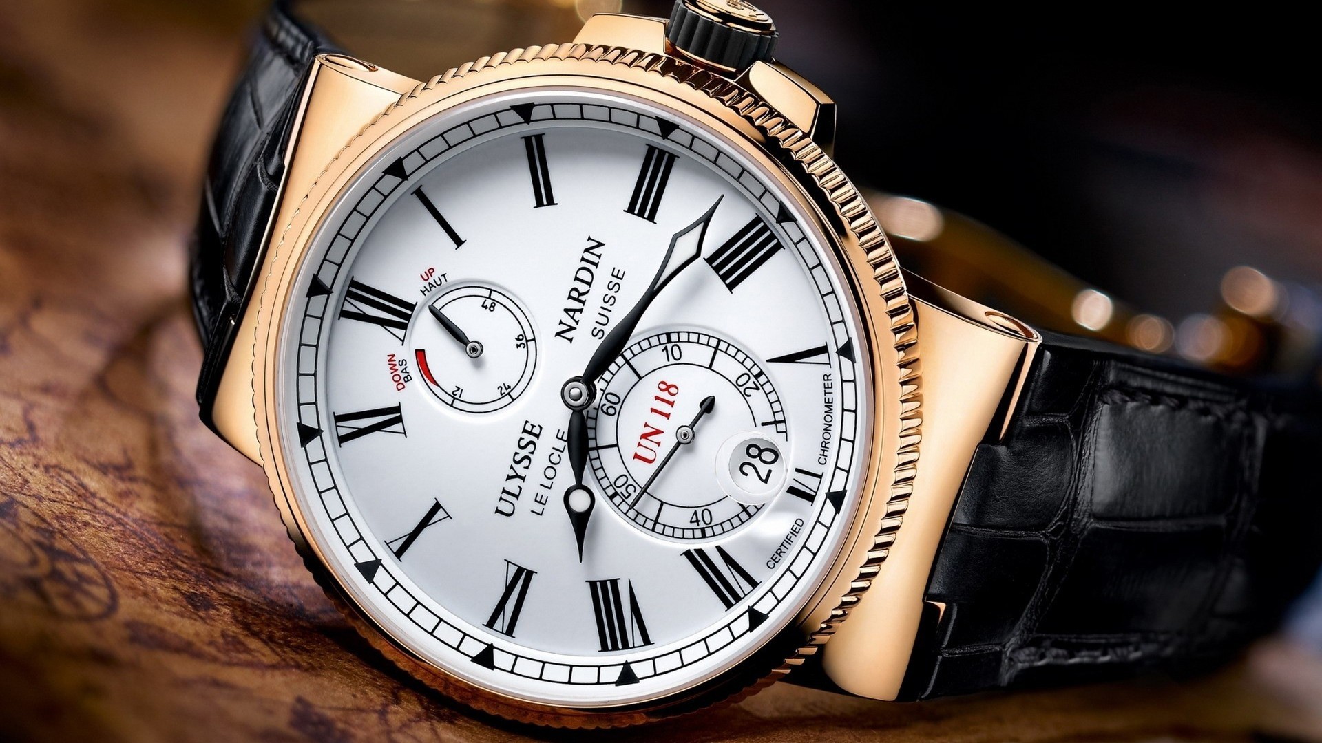 General 1920x1080 watch luxury watches Ulysse Nardin wristwatch numbers technology closeup