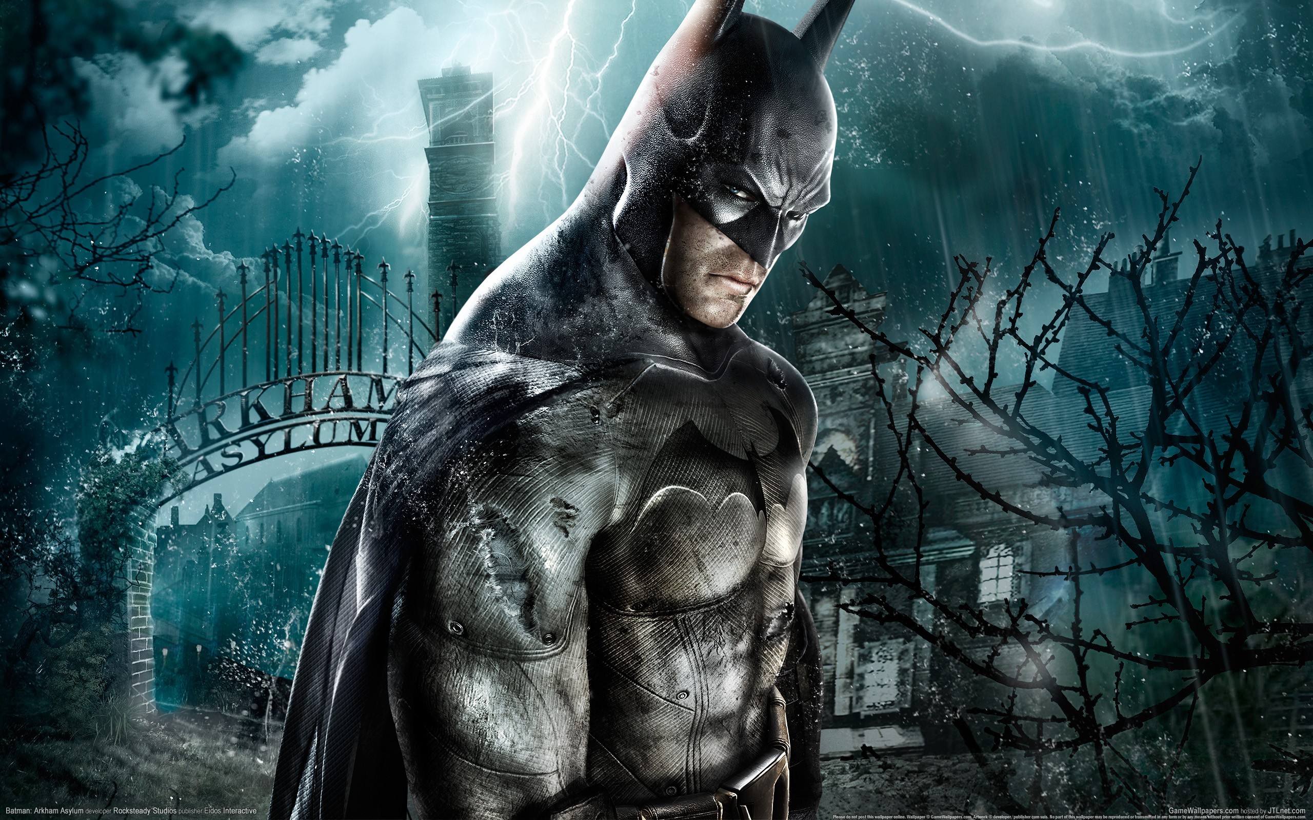 General 2560x1600 Batman Batman: Arkham Asylum Rocksteady Studios video games superhero DC Comics