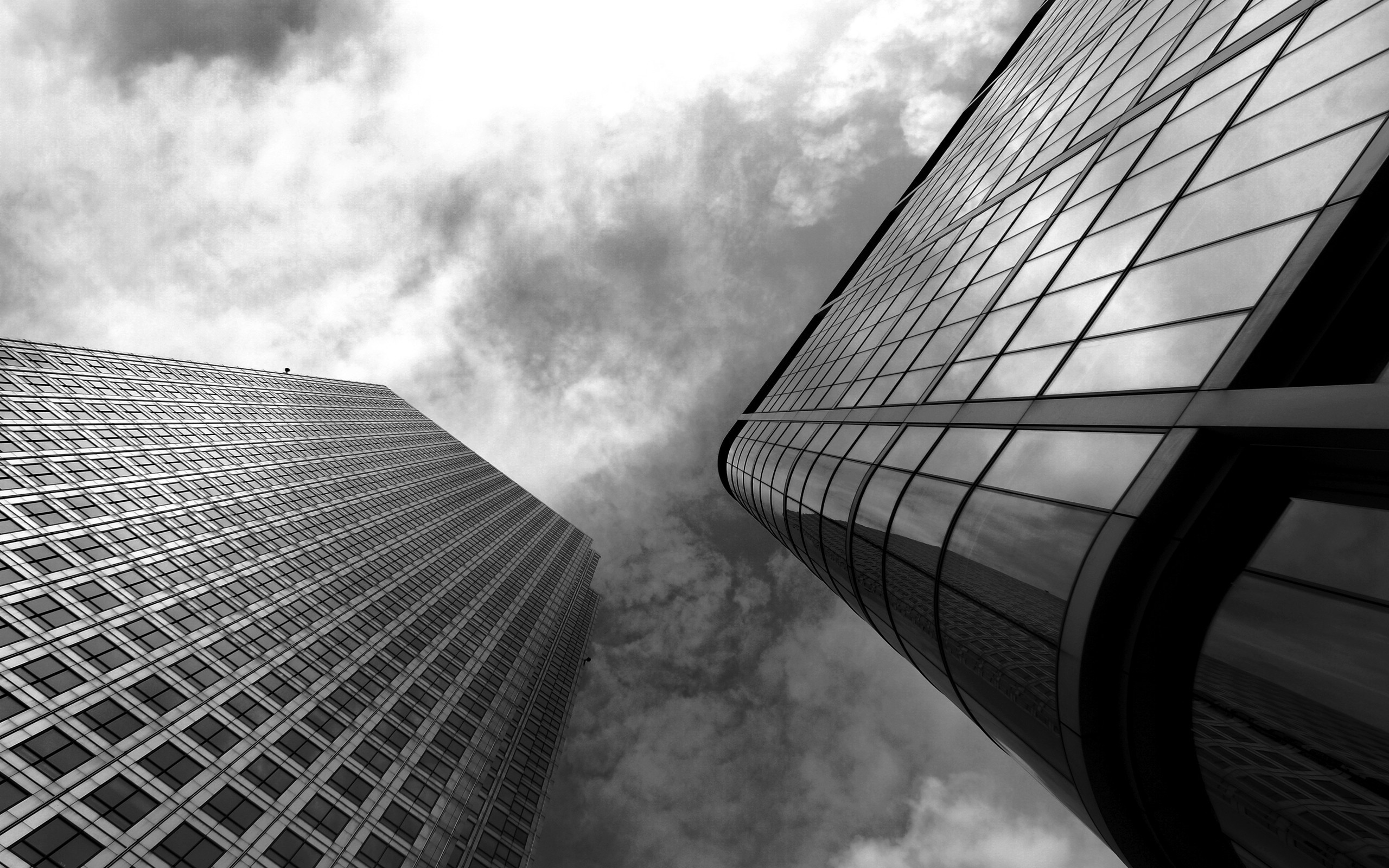 General 2560x1600 photography building architecture monochrome worm's eye view