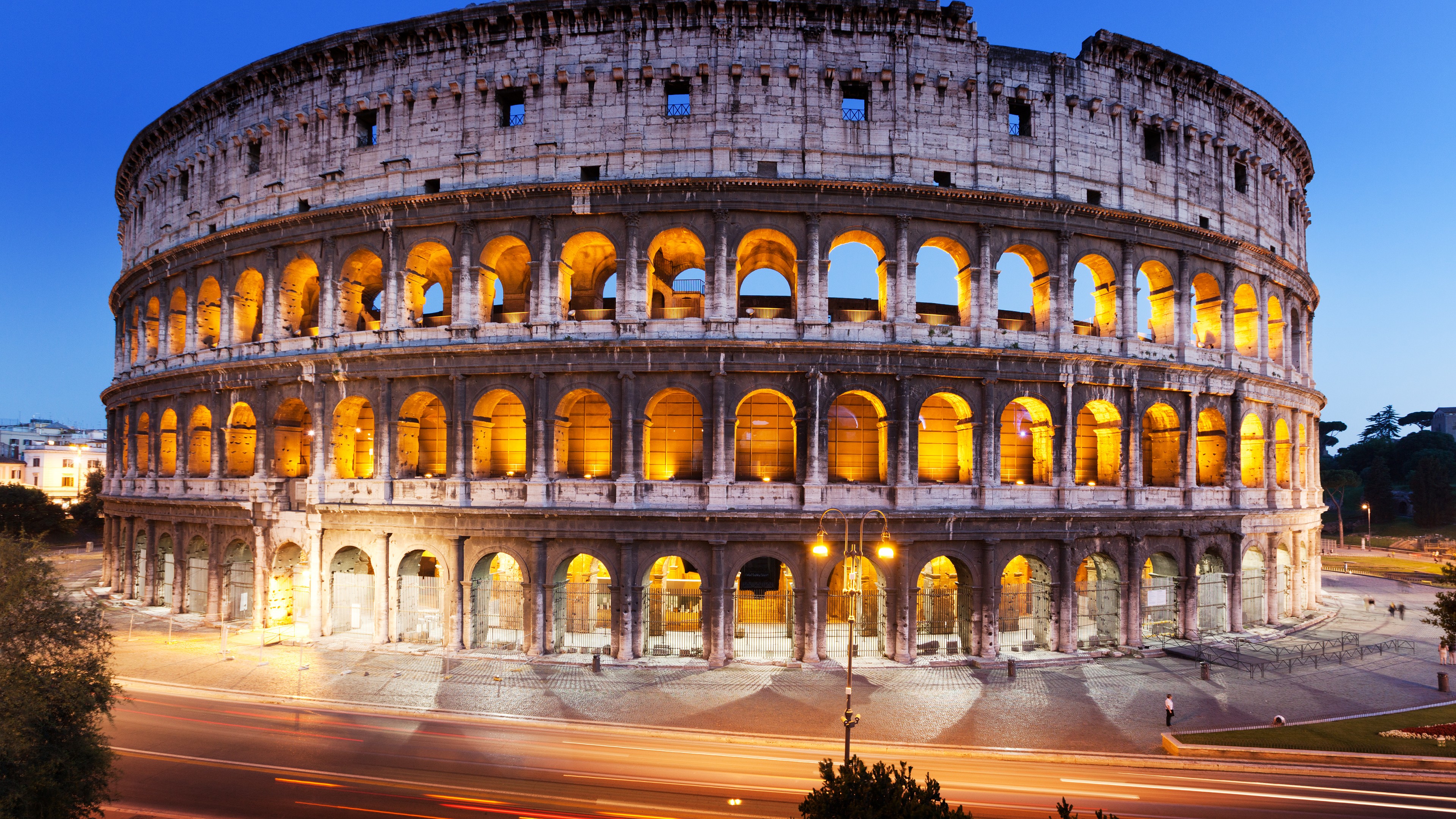 General 3840x2160 Rome Colosseum city ancient Ancient Rome architecture Italy history ruins landmark World Heritage Site Europe