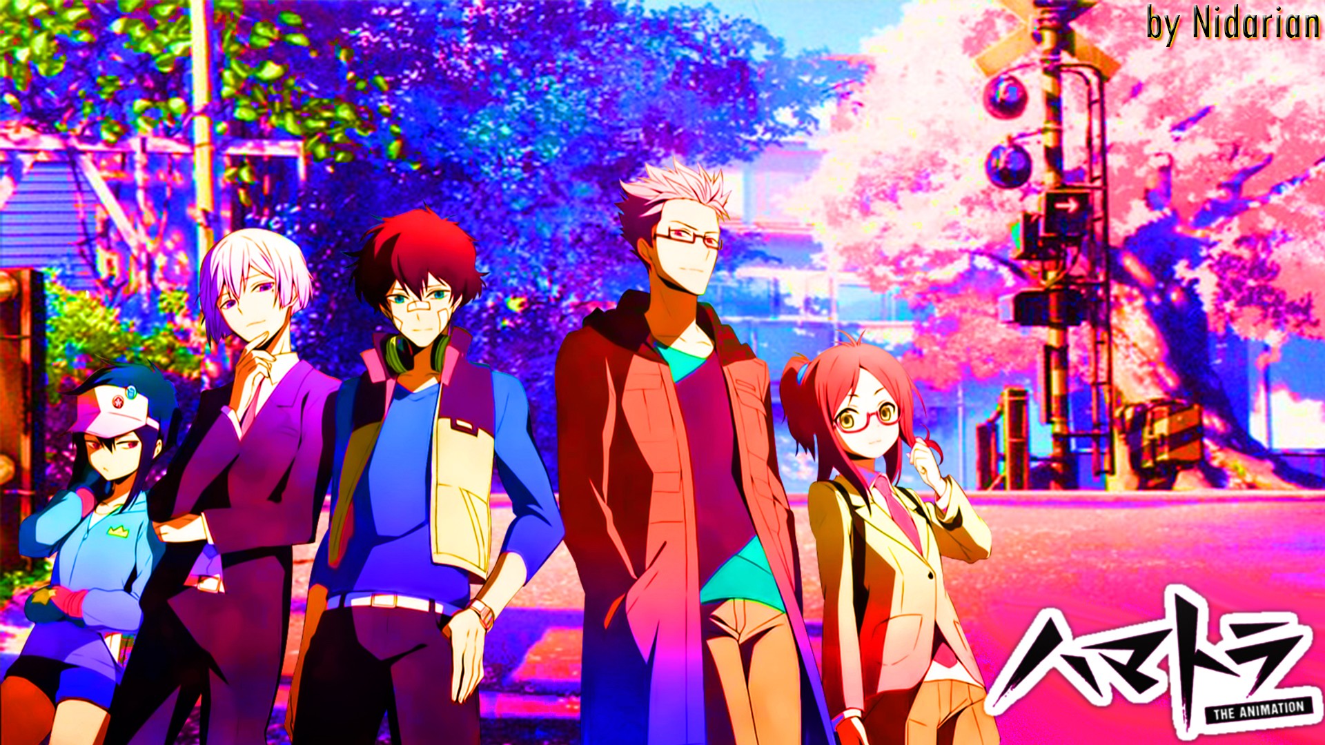 Anime 1920x1080 anime Re:␣Hamatora colorful anime boys anime girls