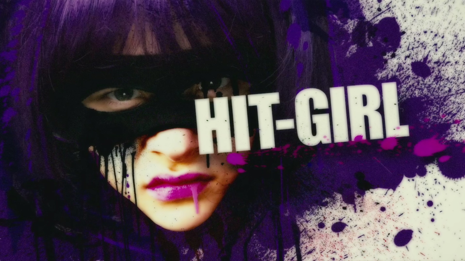 General 1920x1080 Hit Girl Chloë Grace Moretz Kick-Ass movies actress purple hair mask women American women