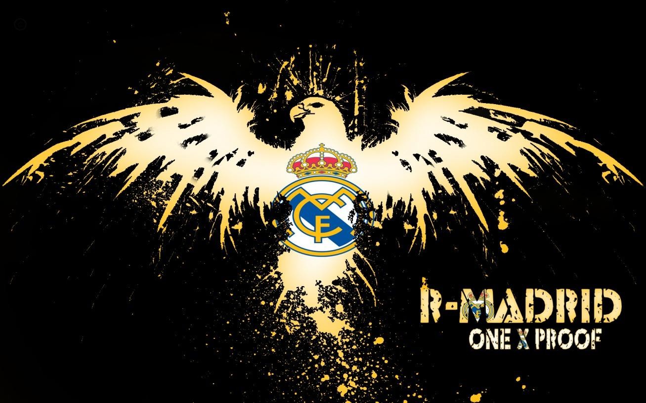 General 1307x817 Real Madrid logo eagle sport soccer animals birds simple background black background soccer clubs