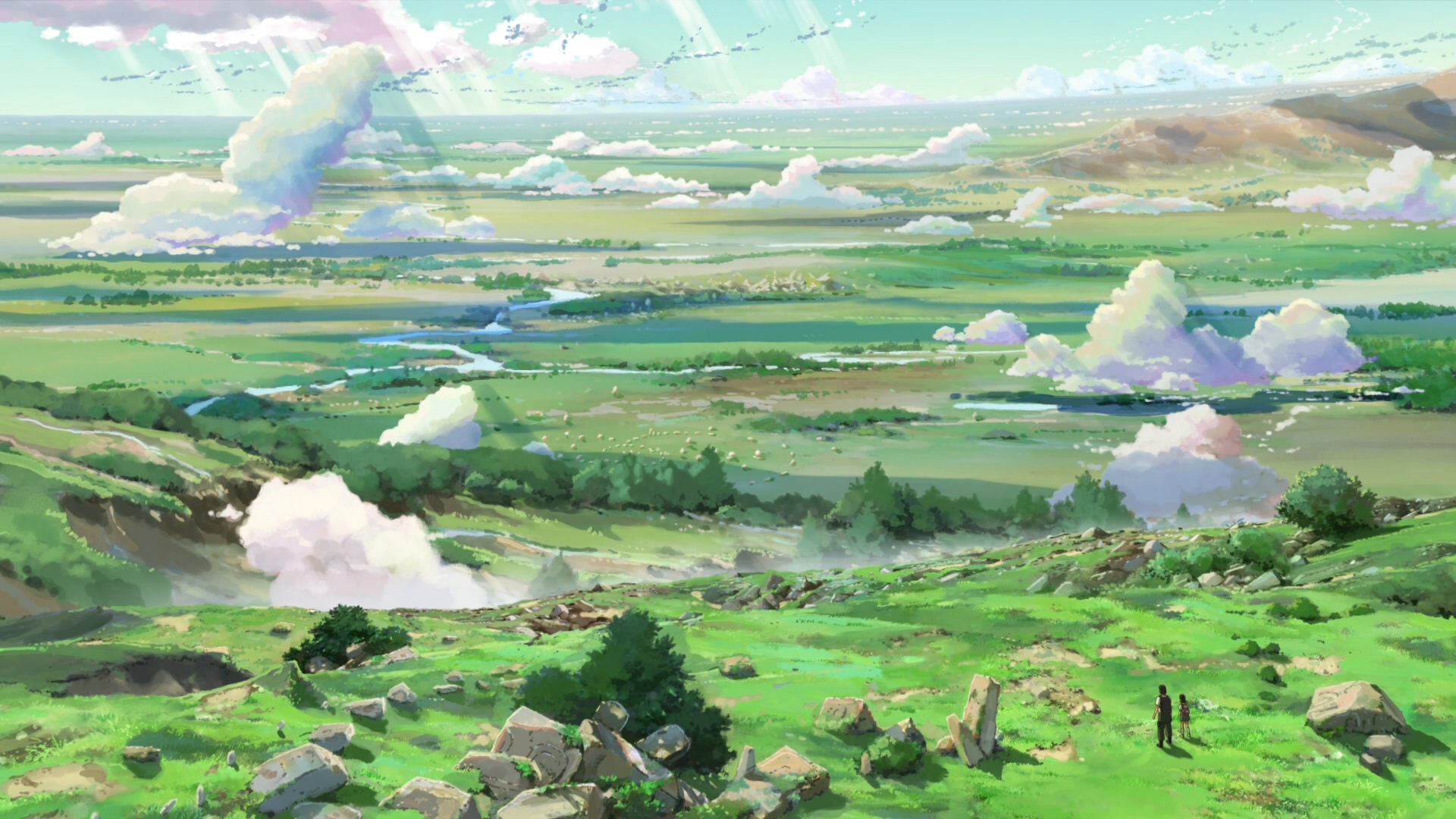 General 1920x1080 Children Who Chase Lost Voices Makoto Shinkai  anime landscape outdoors nature