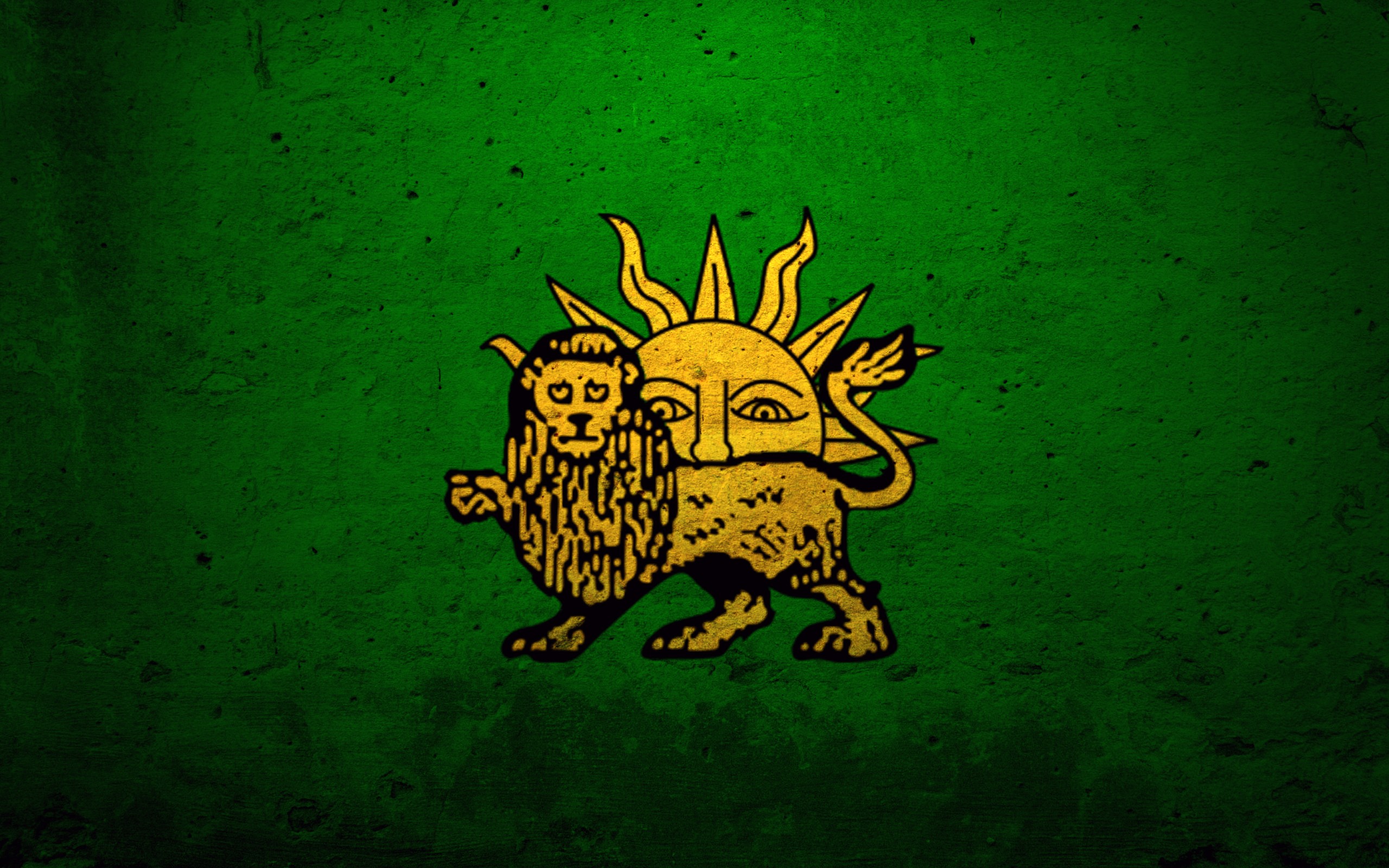 General 2560x1600 lion Sun green background green digital art