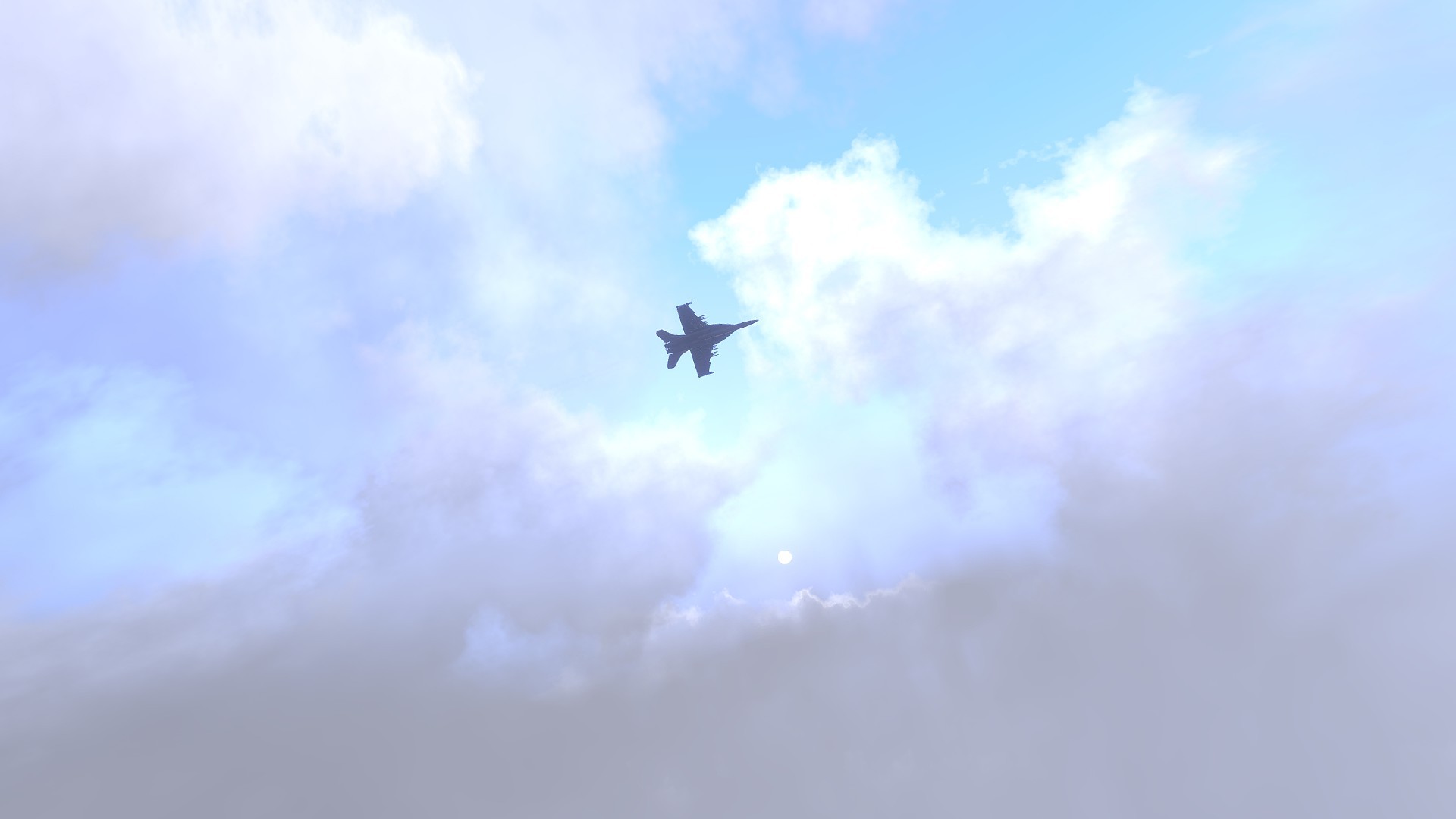 General 1920x1080 McDonnell Douglas F/A-18 Hornet Arma 3 jet fighter sky clouds PC gaming military aircraft screen shot