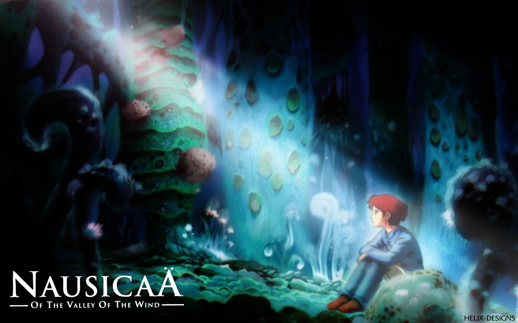 Anime 1680x1050 Nausicaa of the Valley of the Wind text anime watermarked