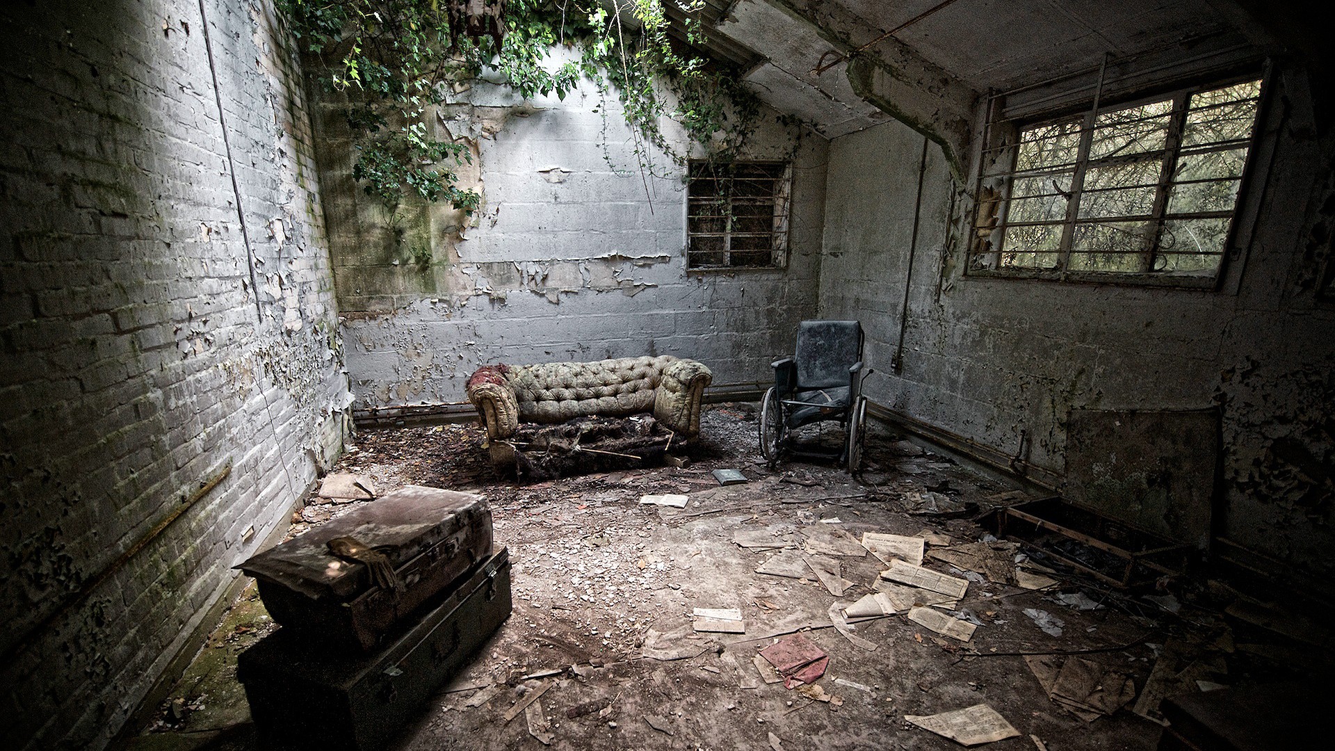 General 1920x1080 building old building abandoned ruins house interior desolate