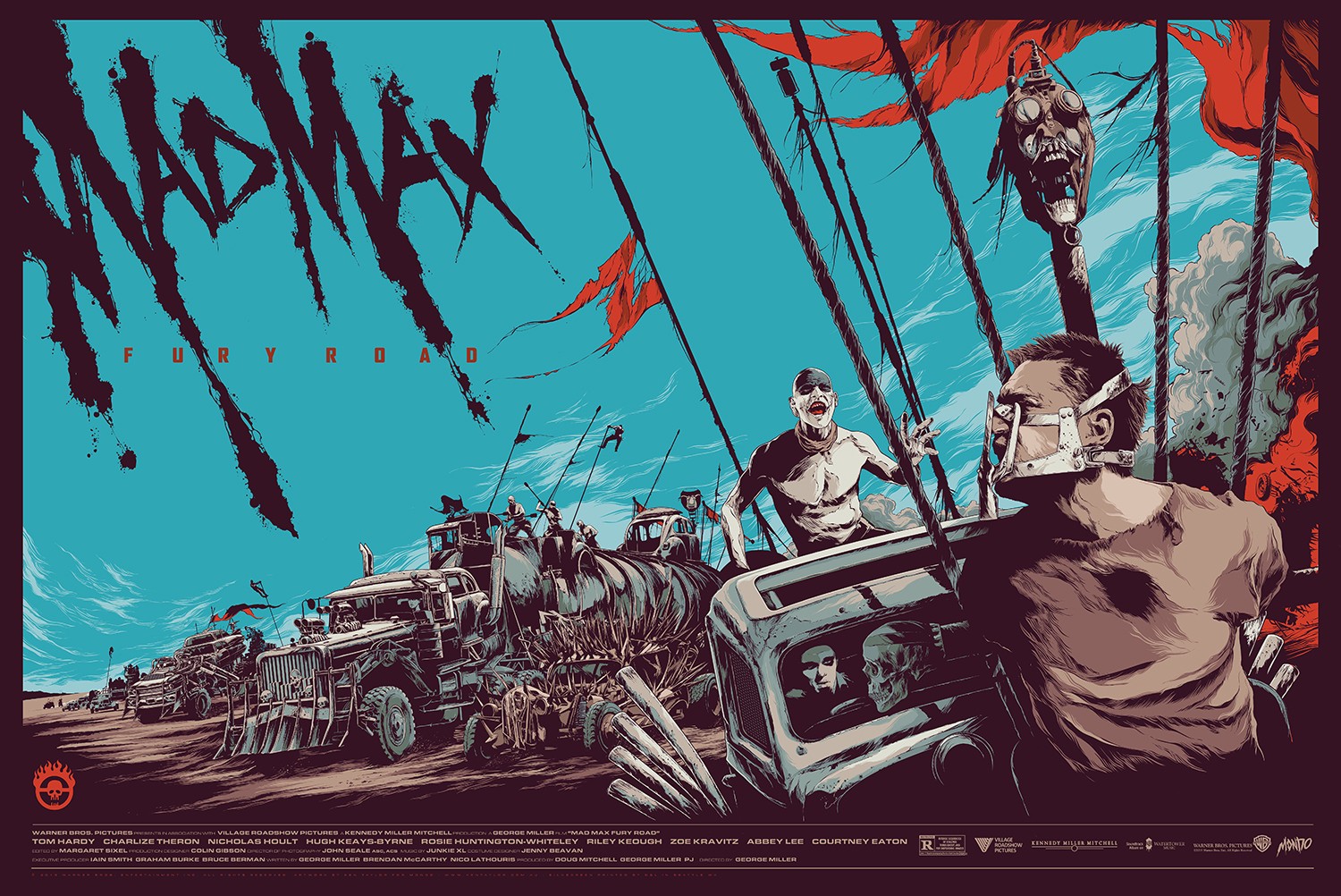 General 1500x1002 Mad Max Mad Max: Fury Road poster movie poster cyan movies artwork