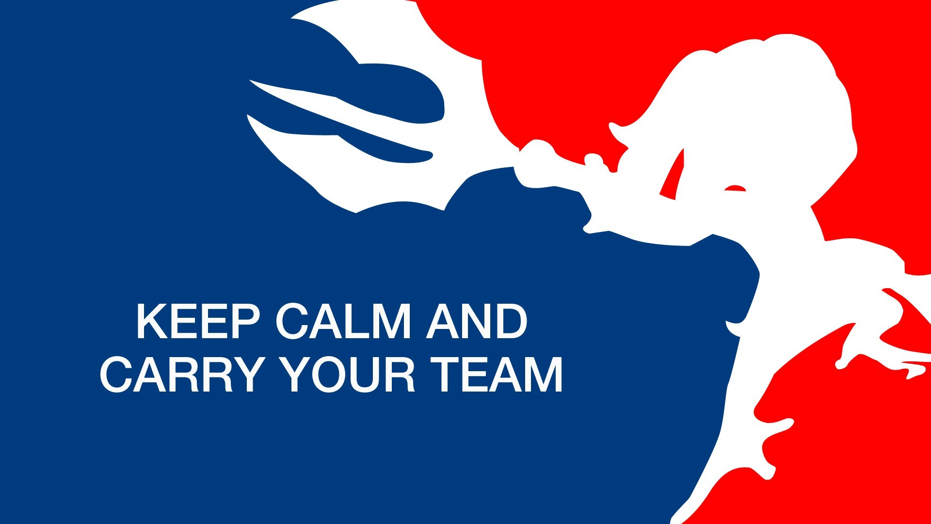 General 1920x1080 video games Keep Calm and... League of Legends text typography PC gaming video game art