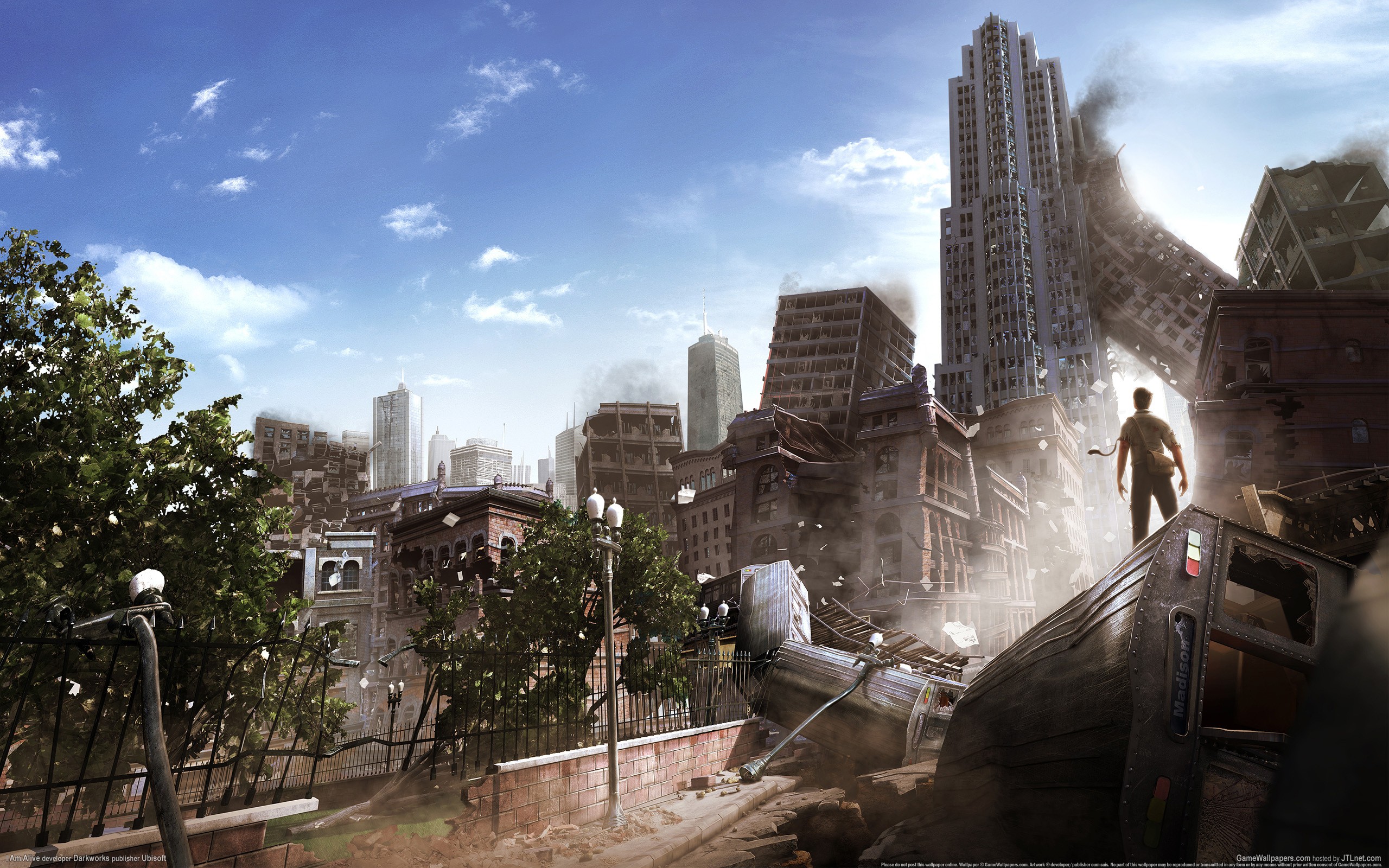 General 2560x1600 video games apocalyptic building video game art I Am Alive