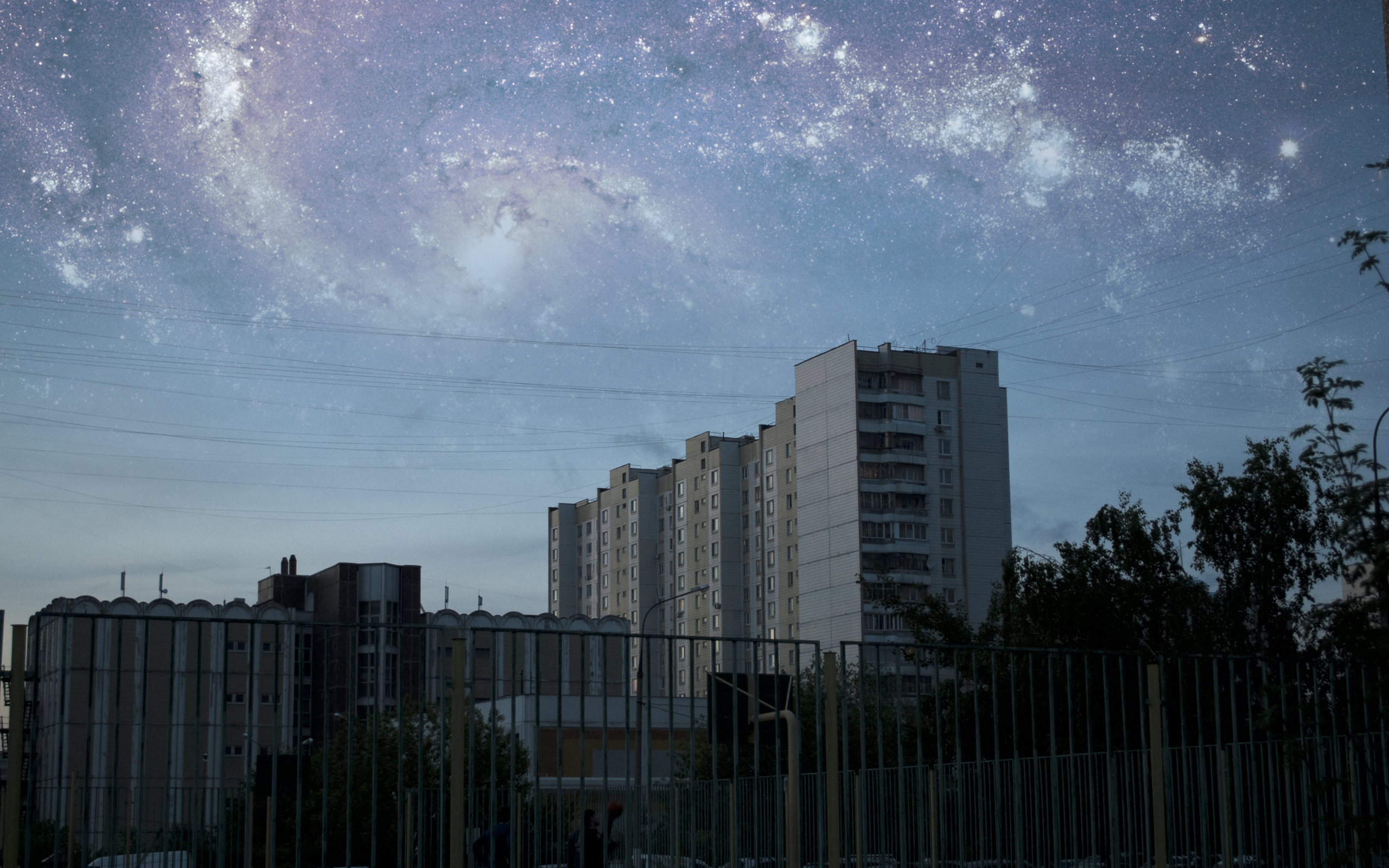 General 2560x1600 building cityscape nebula sky Russia