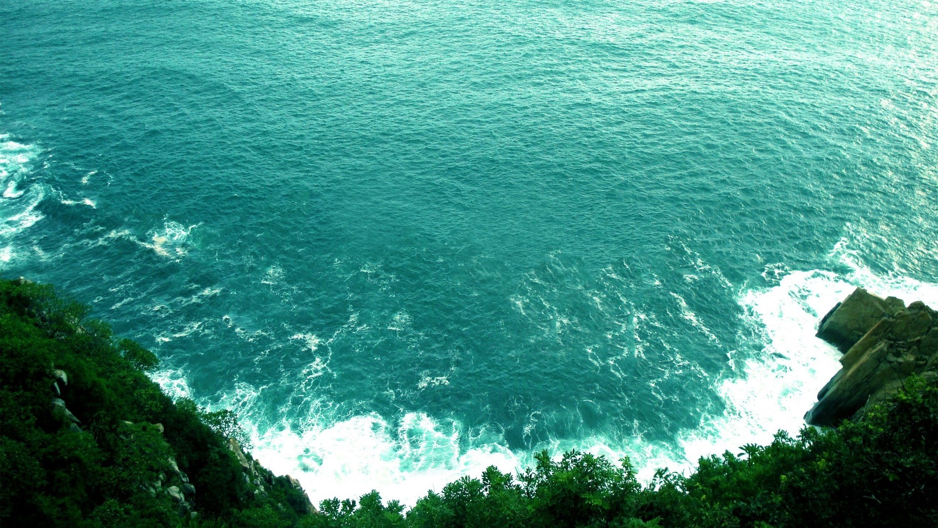 General 1920x1080 sea nature water cliff