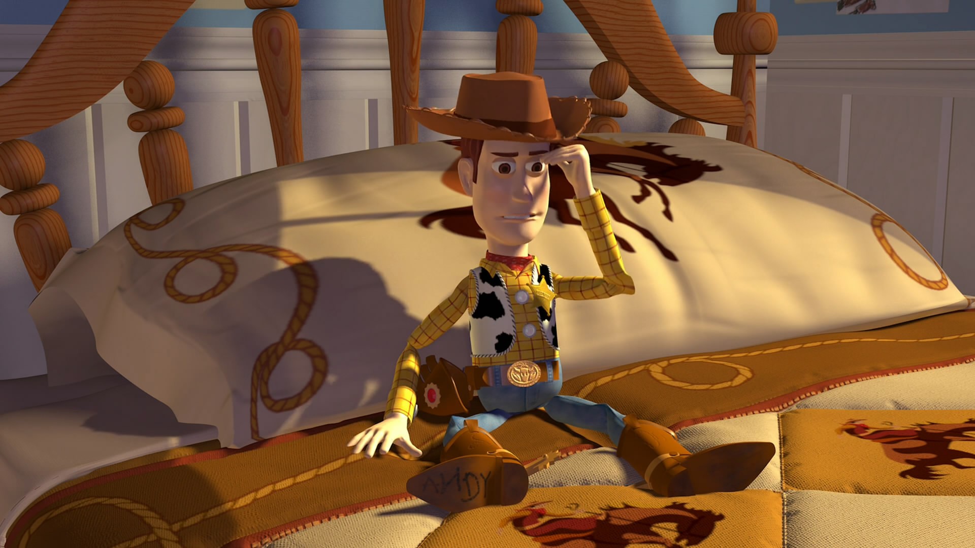 General 1920x1080 Sheriff Woody Toy Story Disney Pixar movies animated movies Pixar Animation Studios