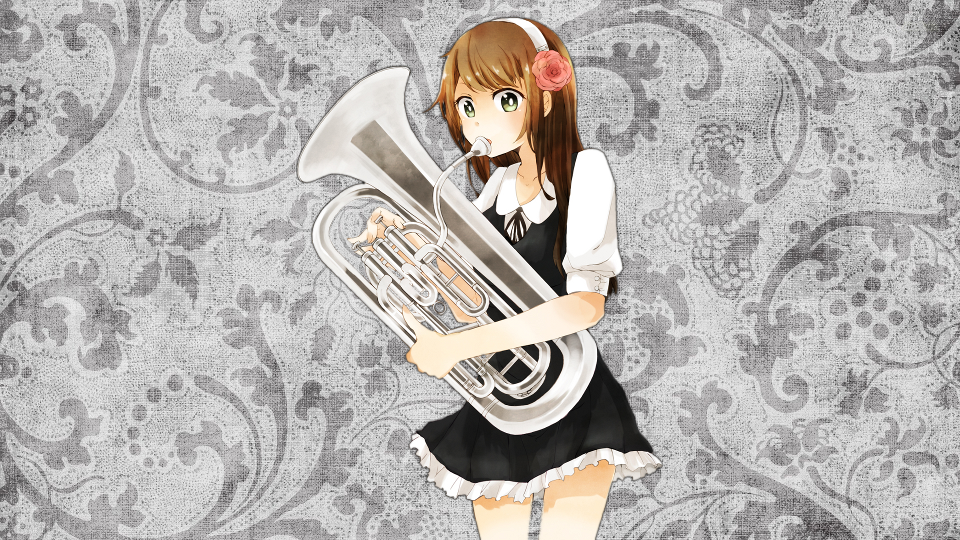 Anime 1920x1080 music orchestra anime girls anime