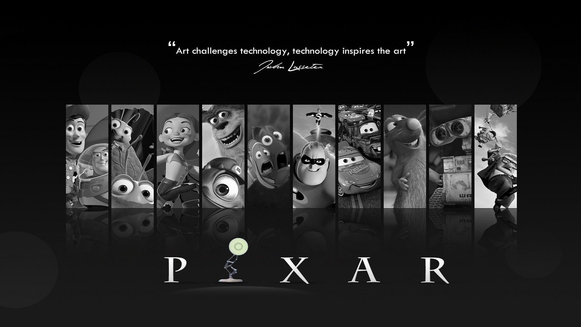 General 1920x1080 movies Pixar Animation Studios Toy Story Finding Nemo Monsters, Inc. Cars (movie) WALL-E collage