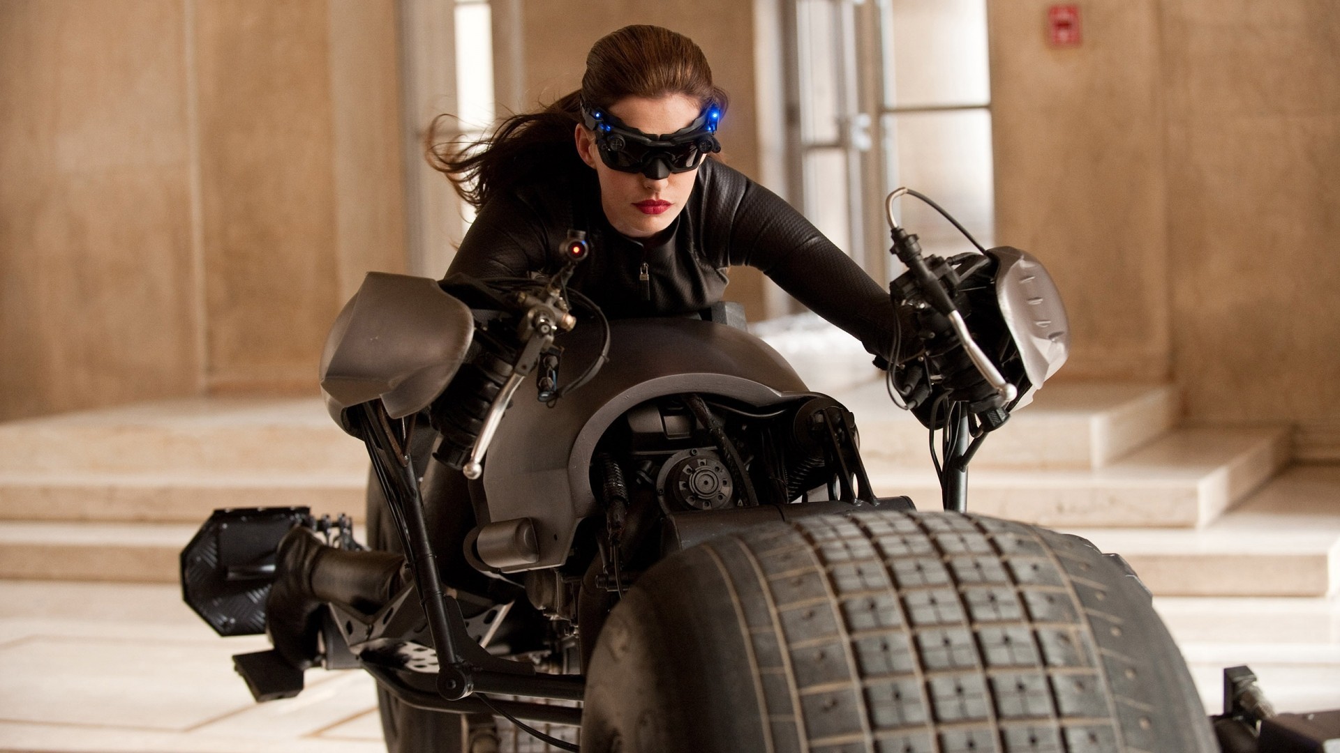 General 1920x1080 movies The Dark Knight Rises Catwoman Anne Hathaway Selina Kyle vehicle film stills women