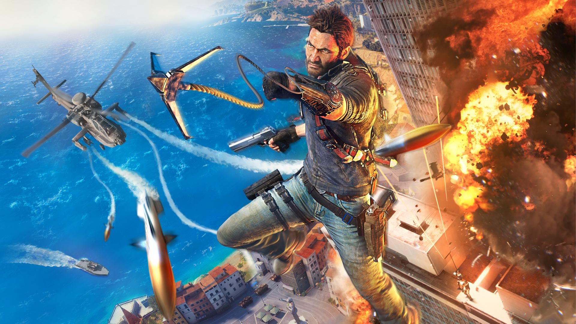 General 1920x1080 Video Game Heroes Just Cause 3 Rico Rodriguez video game men video game characters