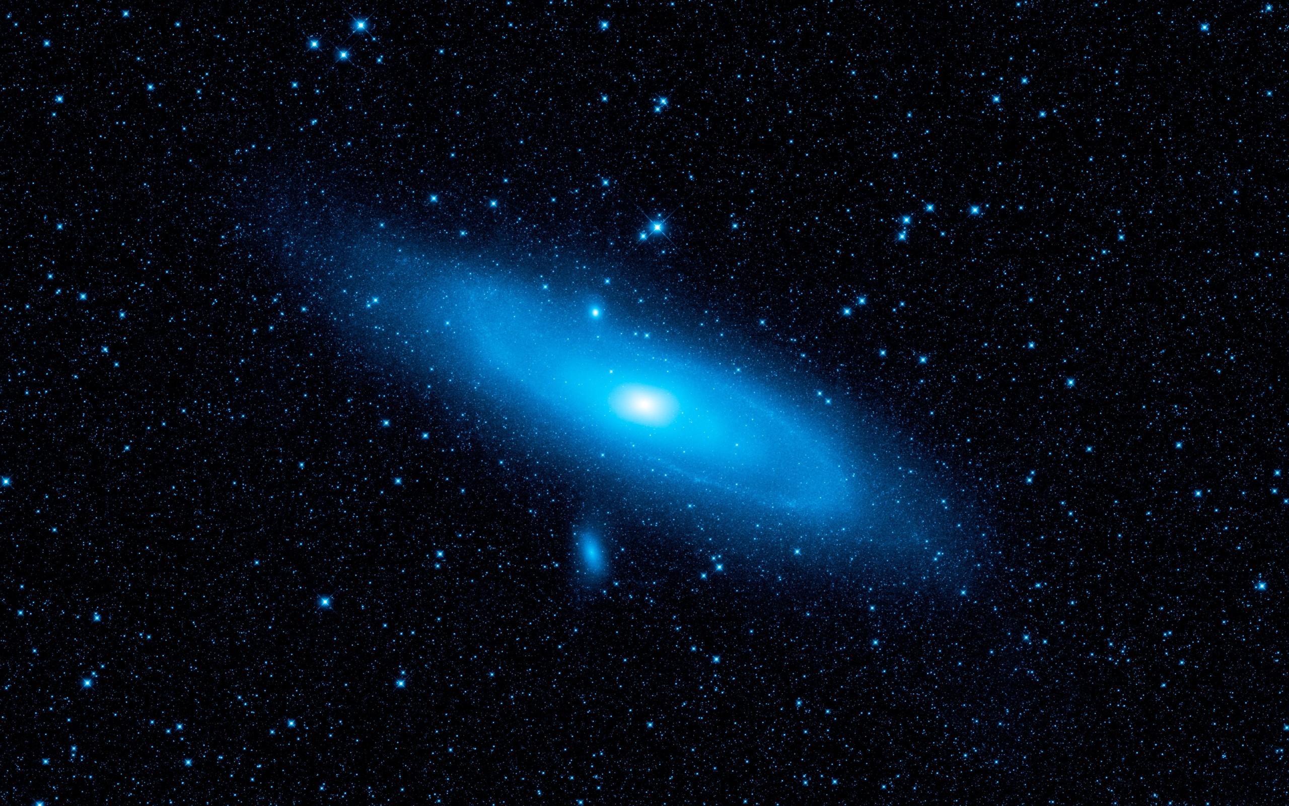 General 2560x1600 space galaxy Andromeda Messier 31 space art digital art