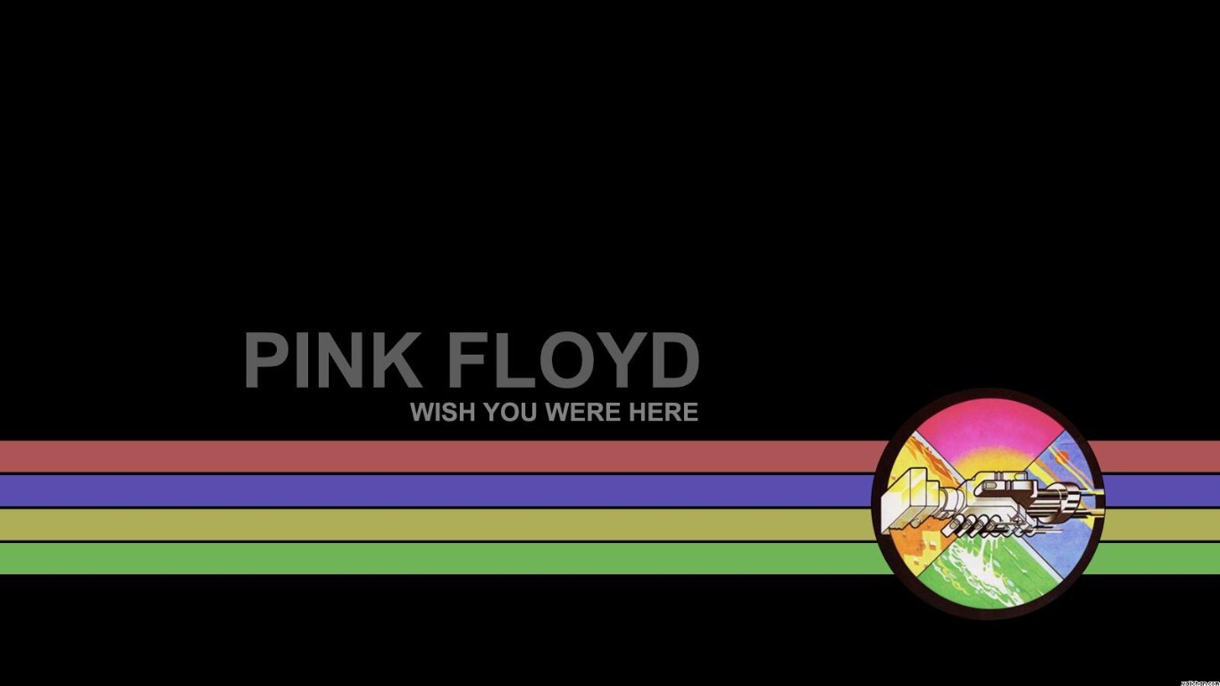 General 1366x768 quote Pink Floyd colorful wish you were here