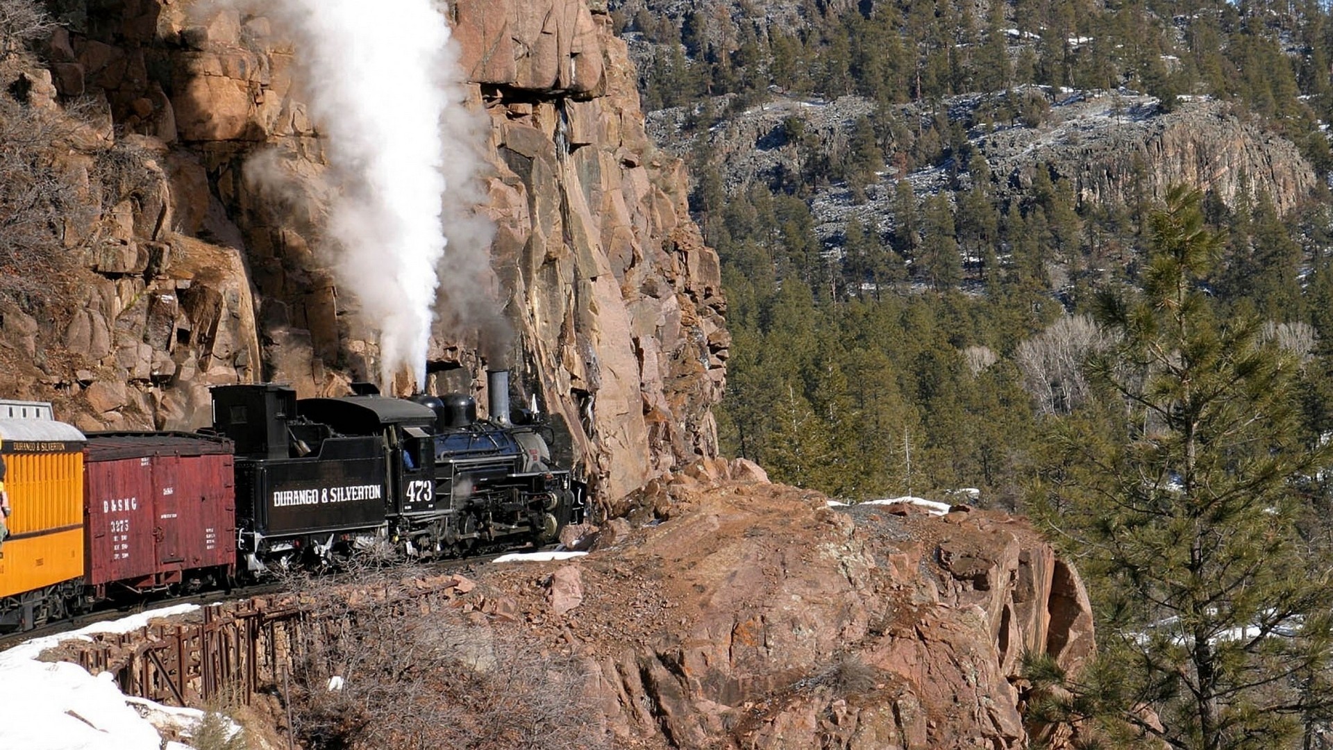 General 1920x1080 steam locomotive cliff mountains train vehicle rocks Steam Train outdoors
