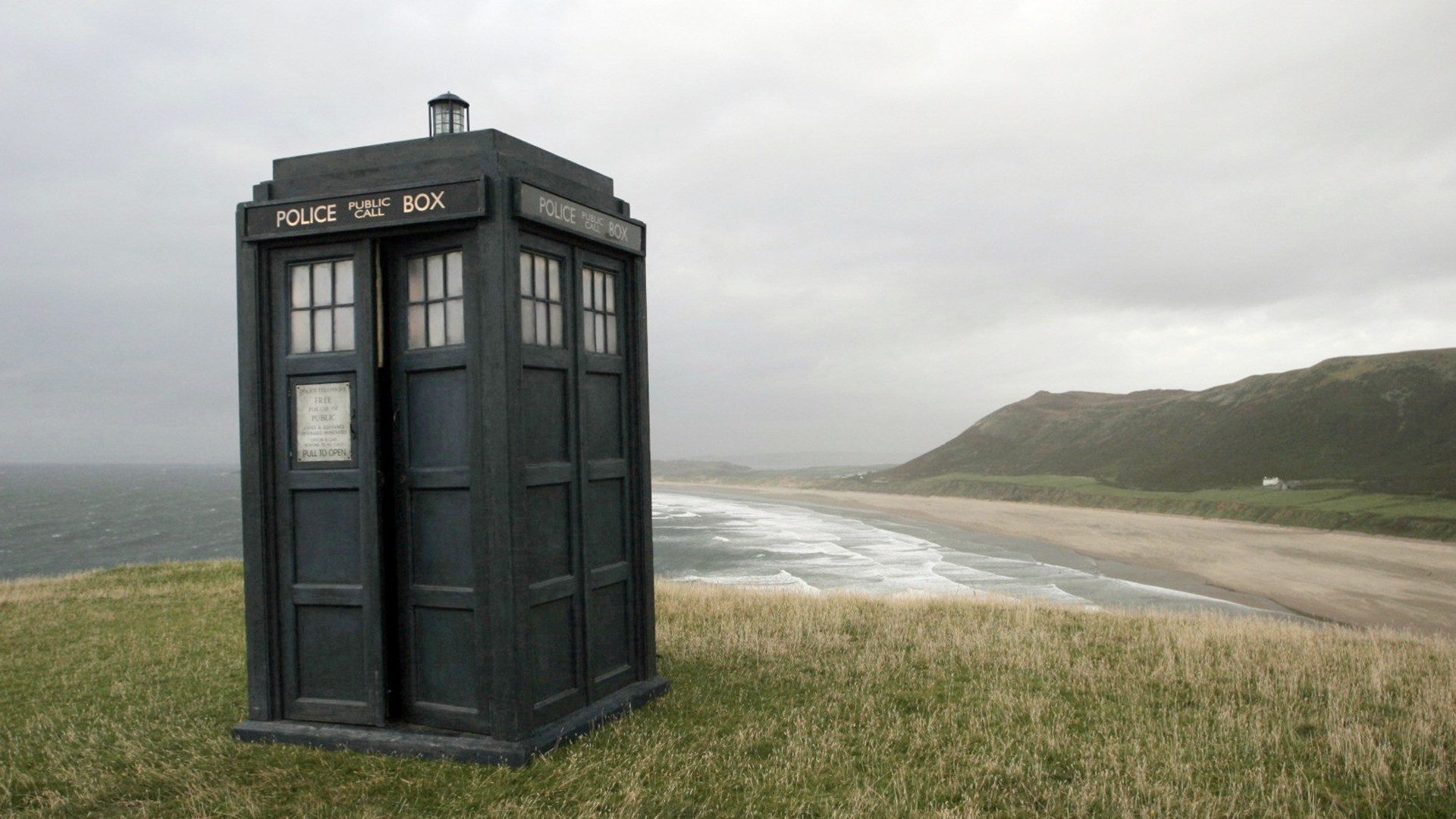 General 1920x1080 Doctor Who TARDIS sea TV series science fiction