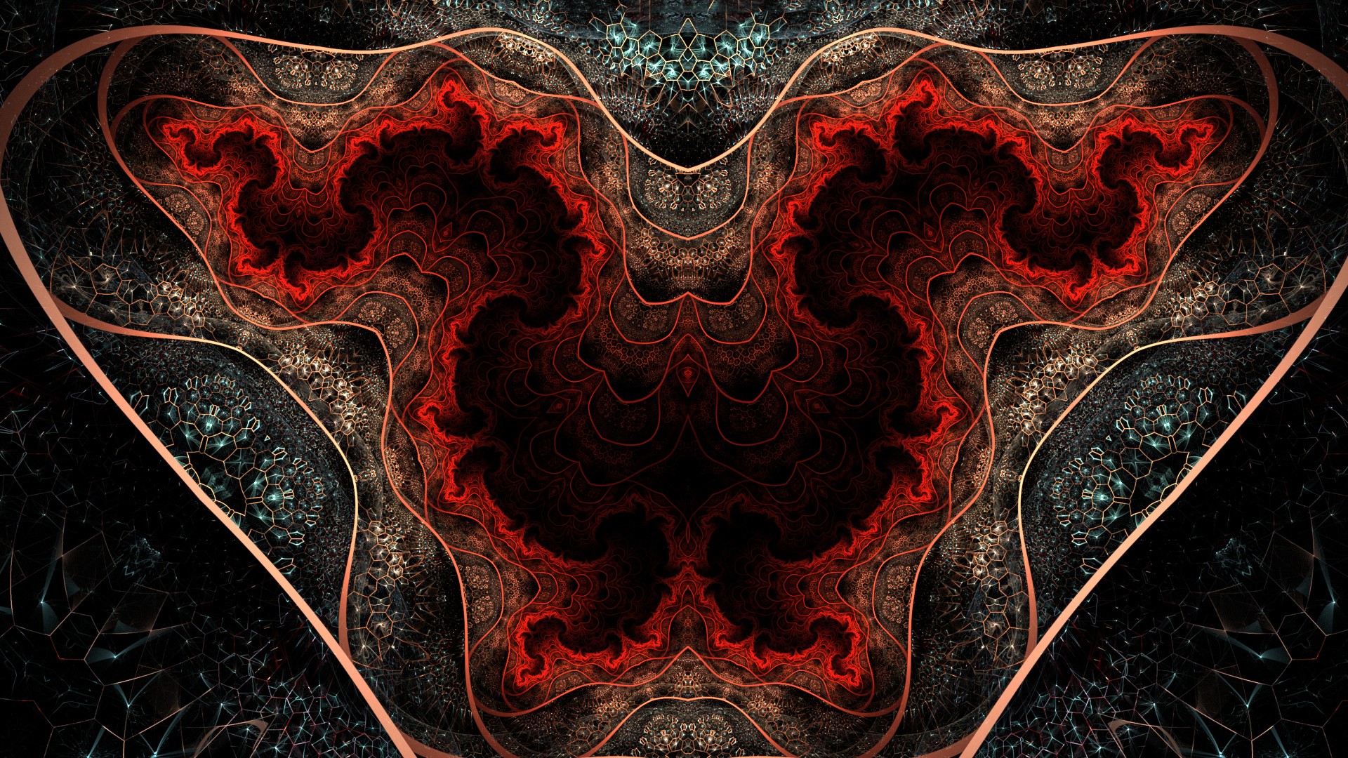 General 1920x1080 fractal abstract digital art CGI