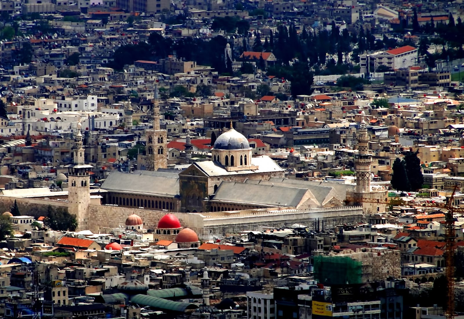 General 1600x1100 cityscape Syria Islamic architecture mosque