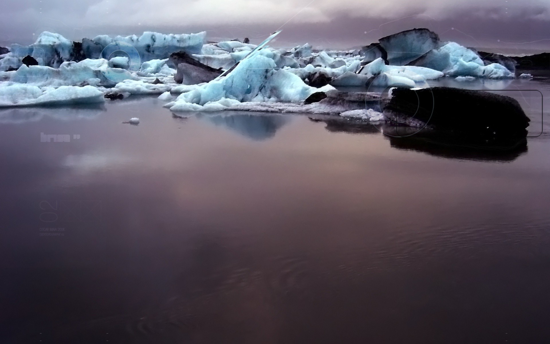 General 1920x1200 water ice cold Arctic nature Desktopography