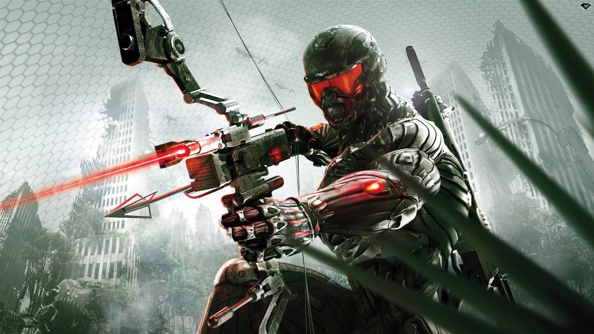 General 1920x1080 Crysis 3 video games bow video game art science fiction weapon