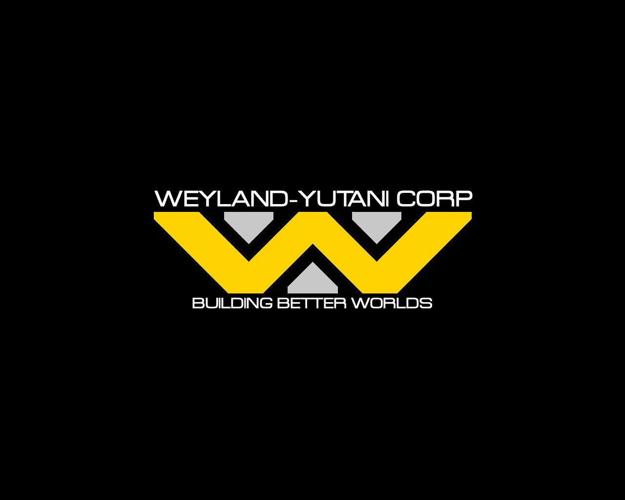 General 1280x1024 science fiction logo Weyland-Yutani Corporation movies simple background