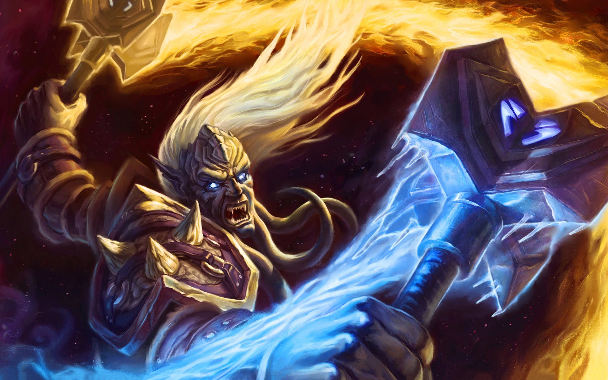 General 2560x1600 World of Warcraft draenei PC gaming fantasy art video game art