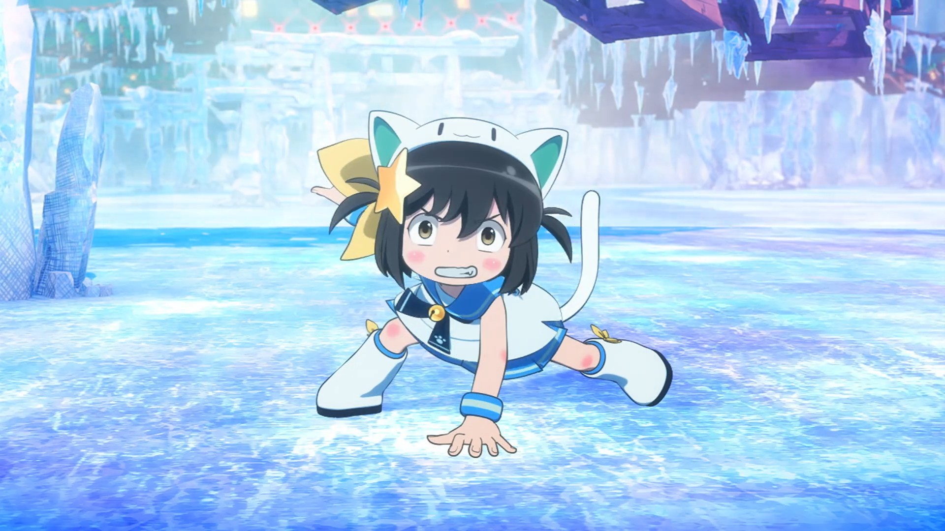 Anime 1920x1080 Nyan-tan Etotama chibi cat girl anime anime girls