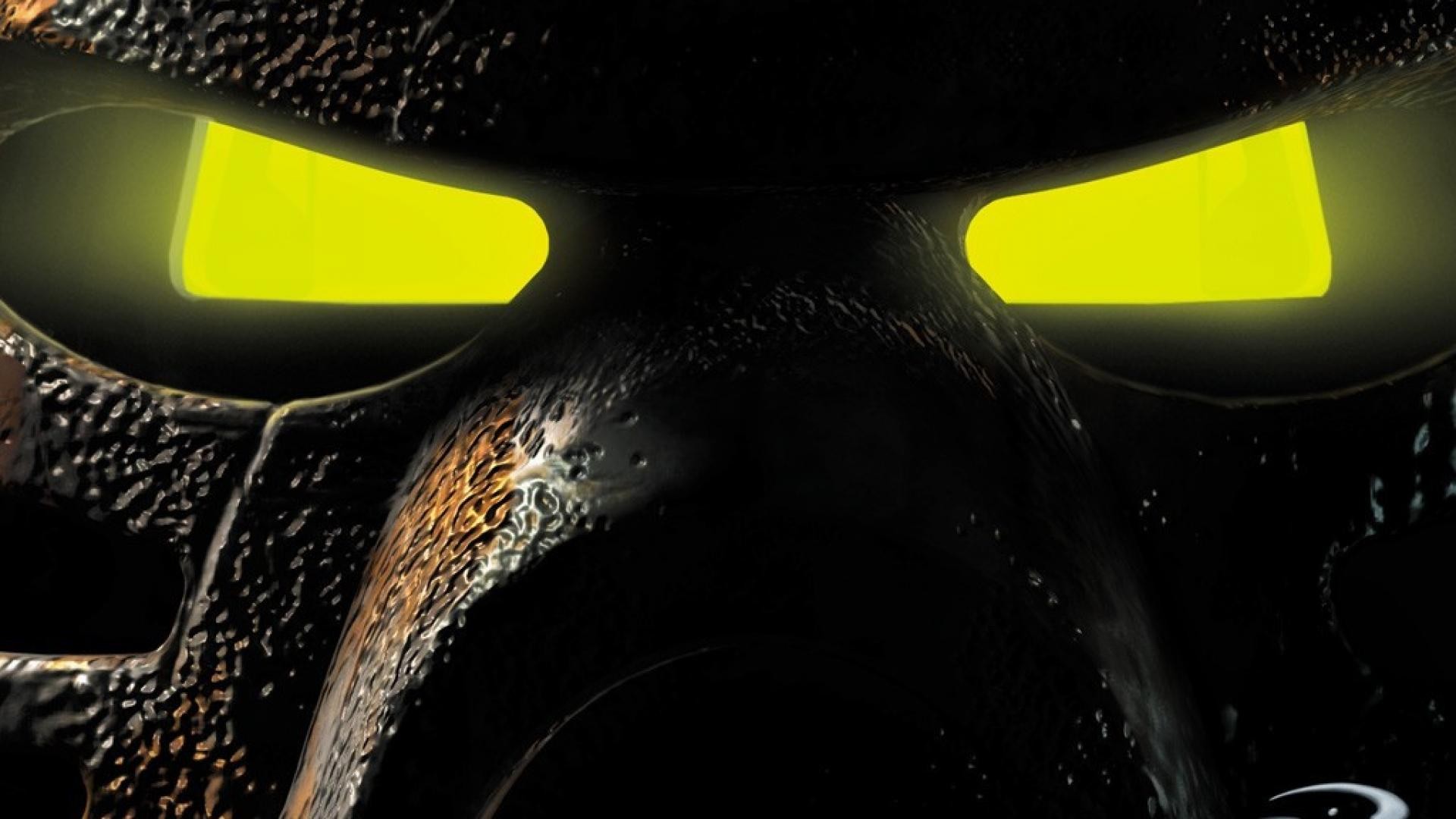 General 1920x1080 Bionicle  mask Toa glowing eyes yellow eyes