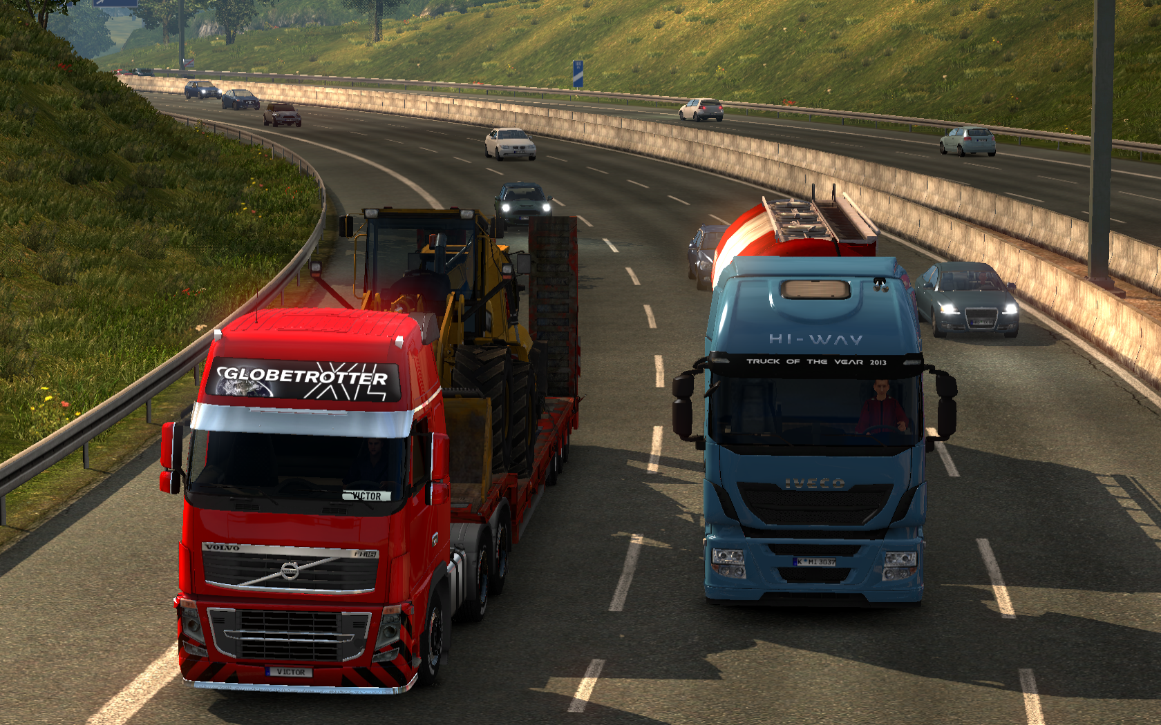 General 1680x1050 Euro Truck Simulator 2 video games road truck cargo PC gaming screen shot