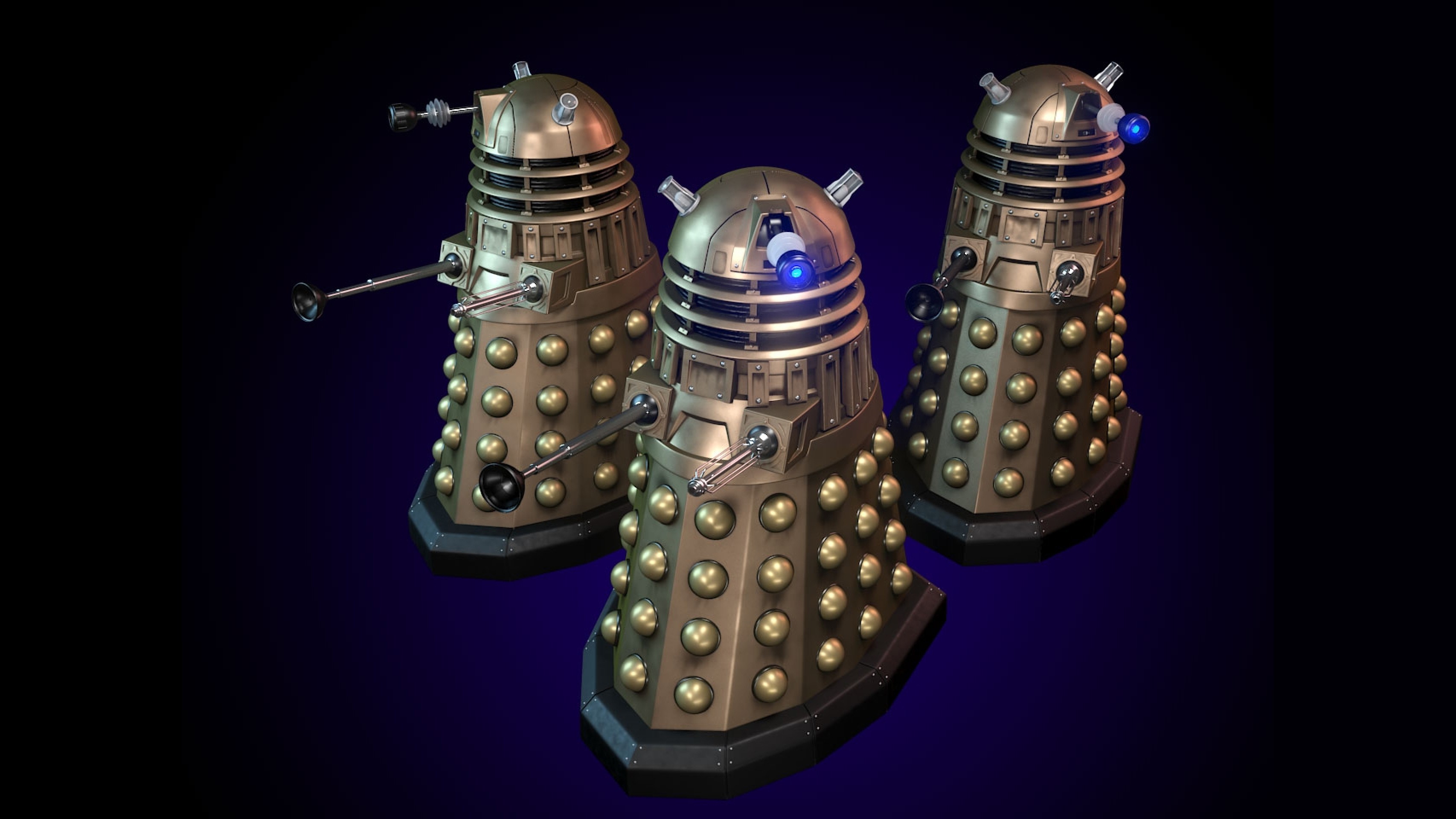 General 3413x1920 Doctor Who Daleks science fiction TV series villains