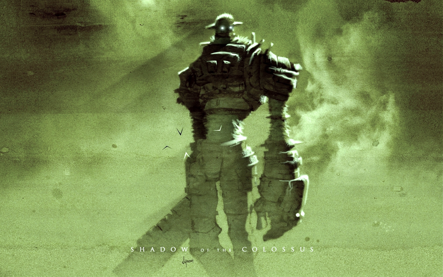 General 1440x900 Shadow of the Colossus artwork fantasy art video games video game art