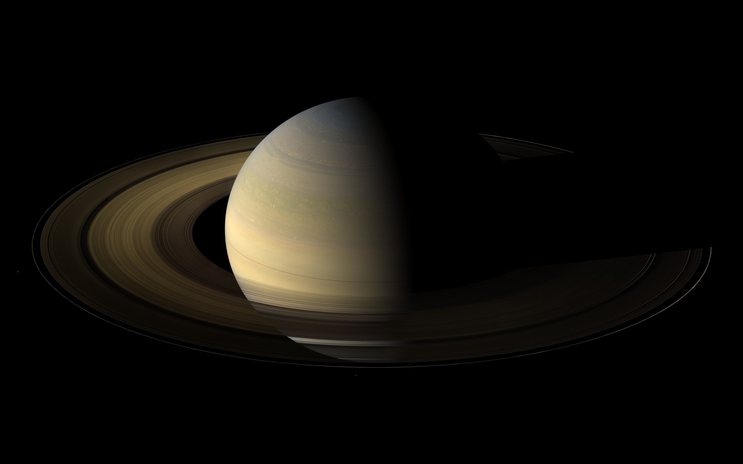 General 2560x1600 planet space Saturn space art digital art planetary rings Solar System