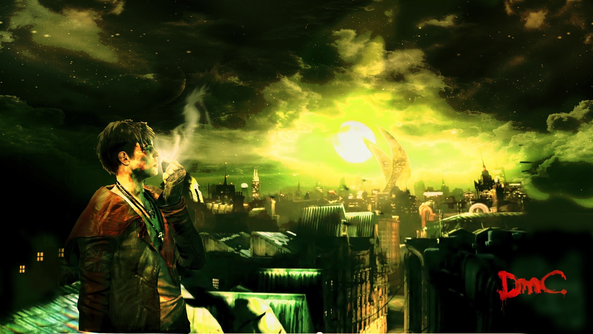 General 1920x1080 DmC: Devil May Cry Dante (Devil May Cry) video games video game art video game men
