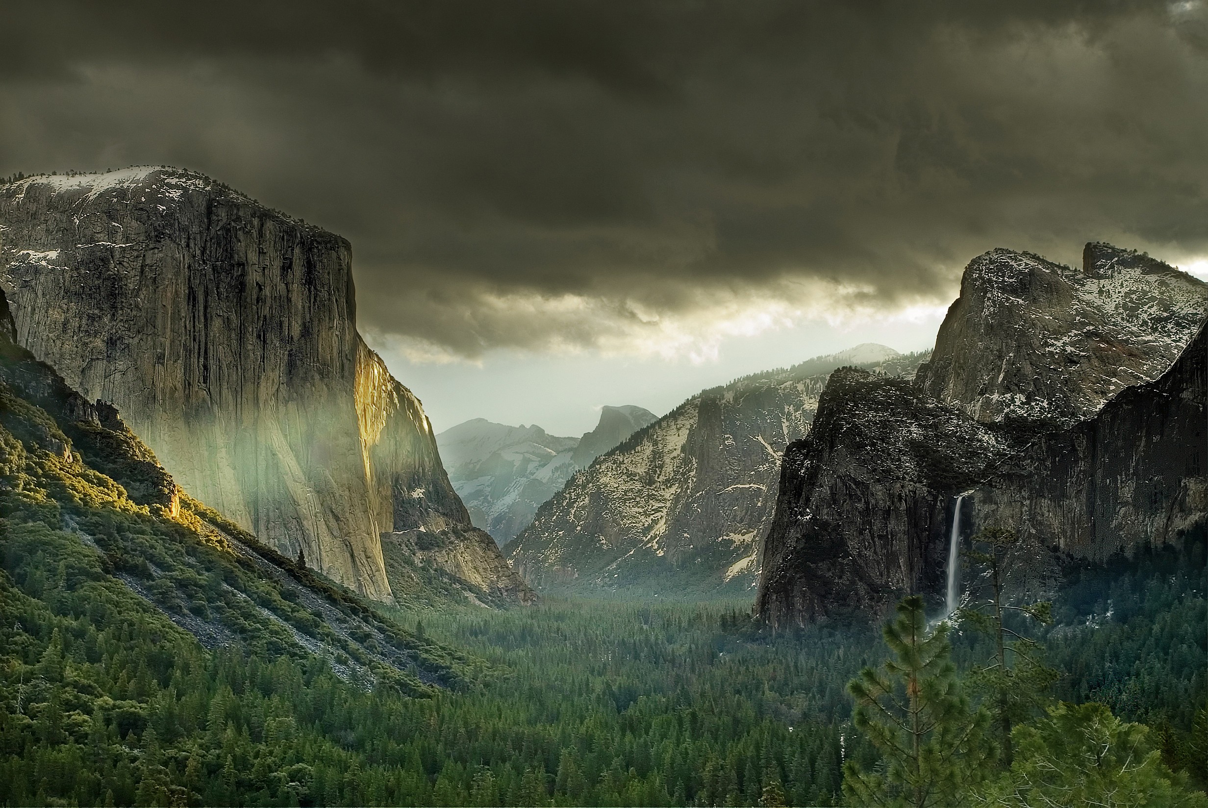 General 2464x1648 valley mountains landscape Yosemite National Park nature USA rocks rock formation