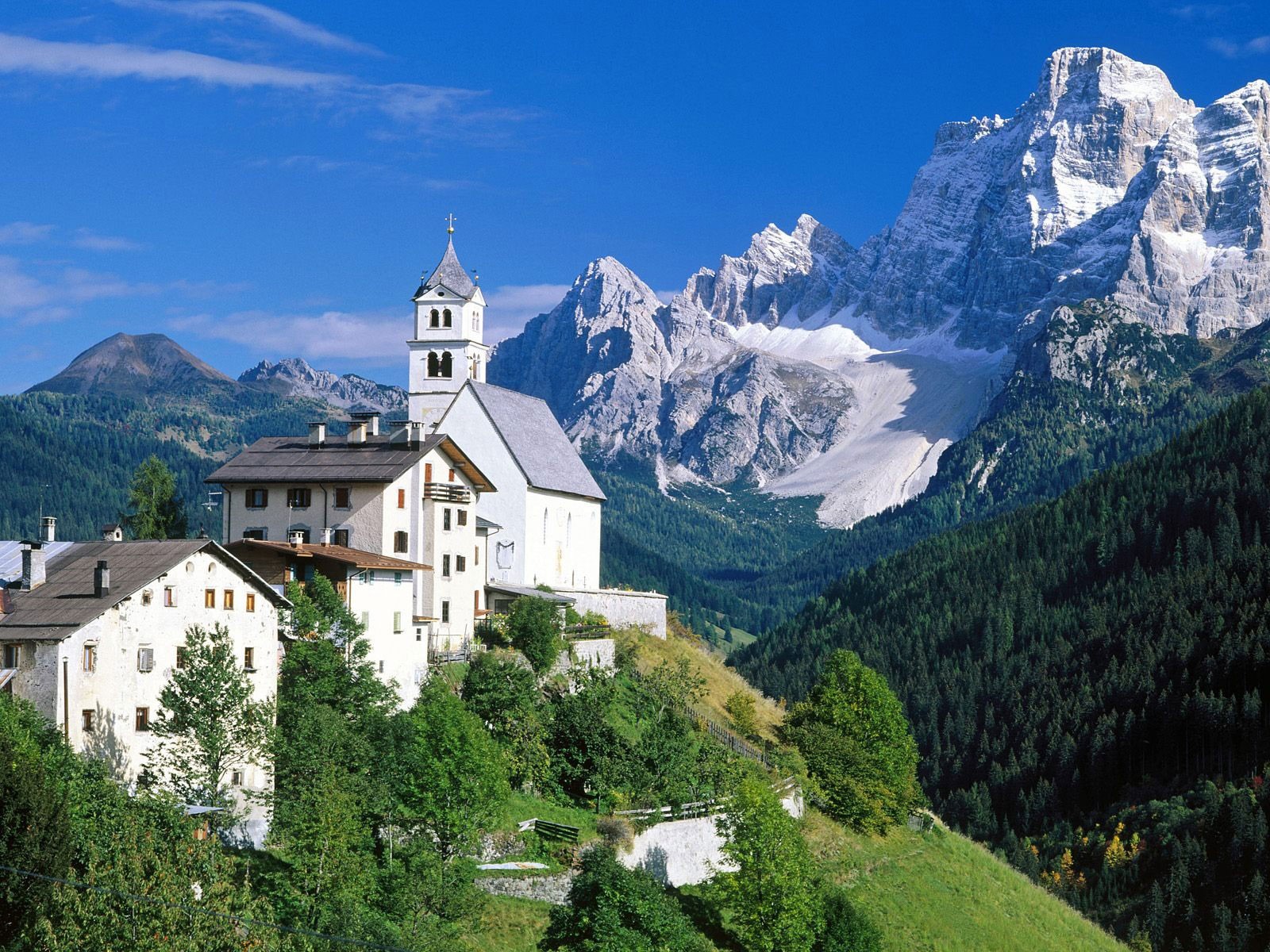 General 1600x1200 Alps mountains nature landscape Switzerland church peak outdoors