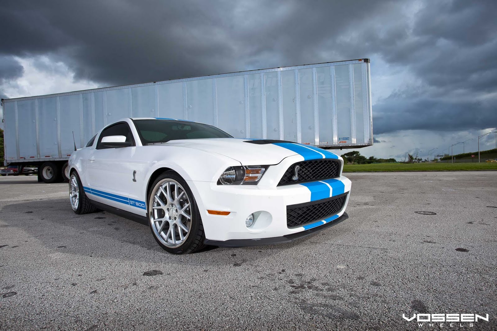 General 1600x1066 car Ford white cars vehicle Ford Mustang Ford Mustang S-197 II racing stripes muscle cars American cars Shelby Ford Mustang Shelby Vossen
