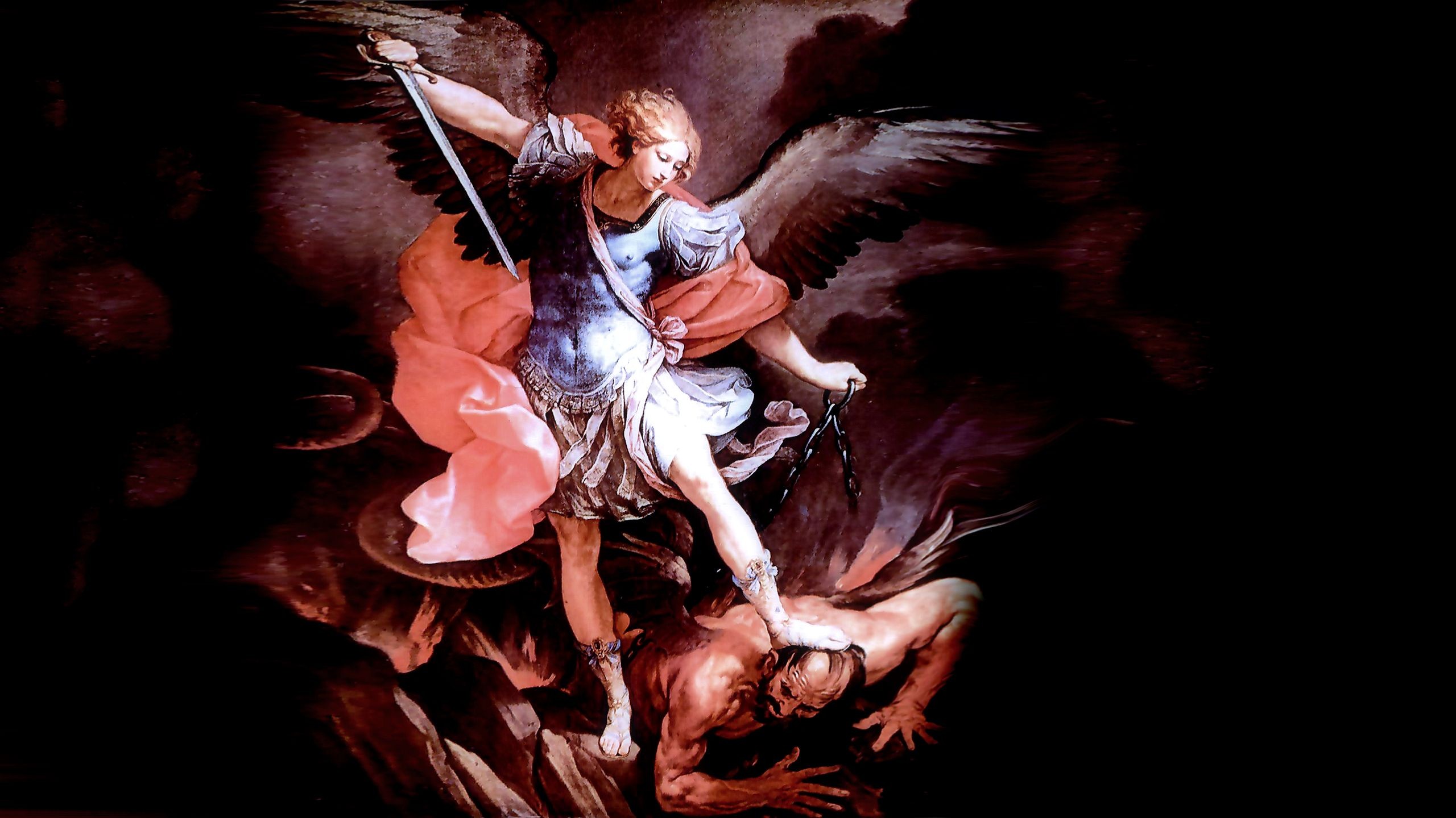 General 2560x1440 classic art sword archangel artwork painting