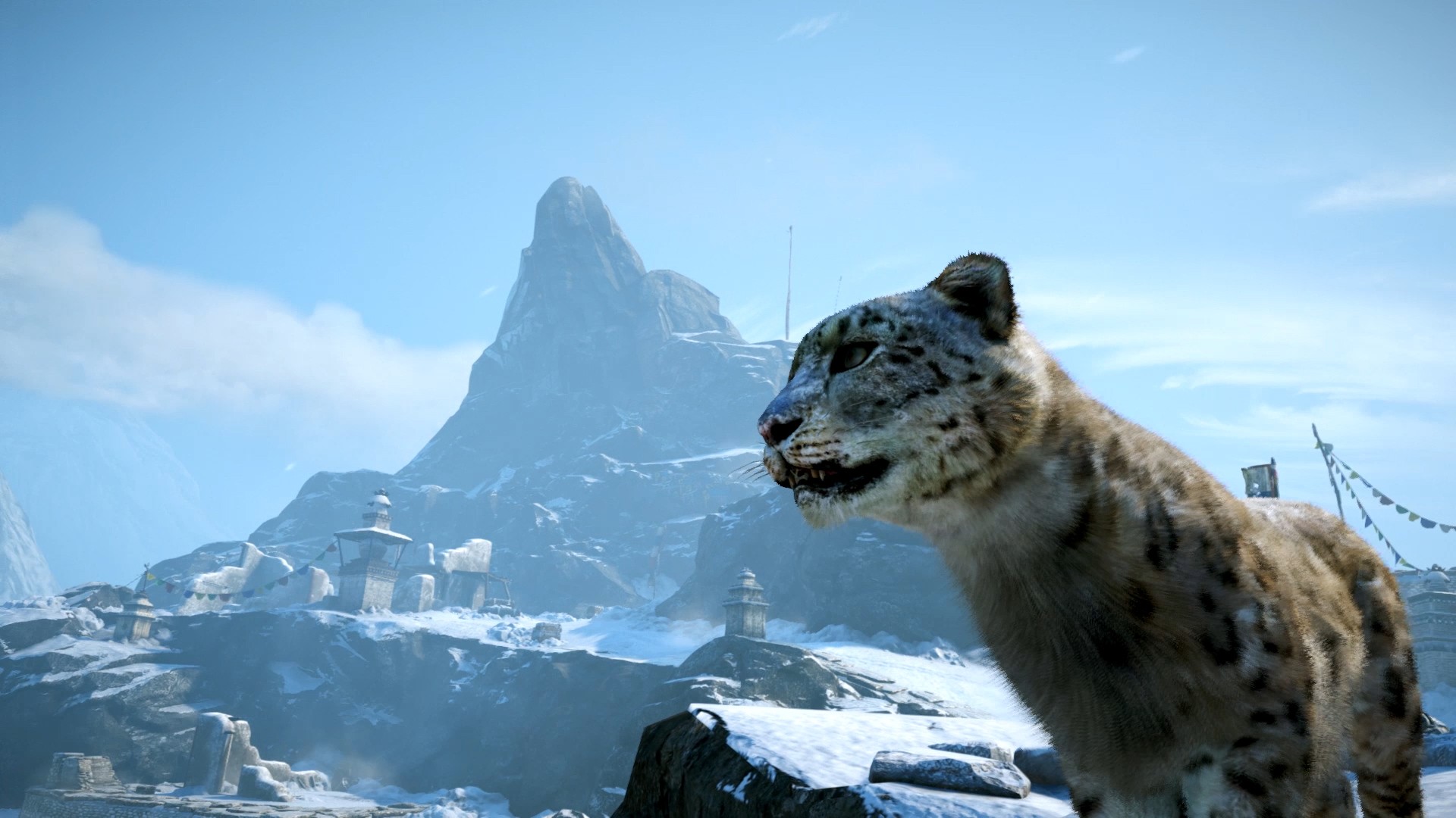 General 1920x1080 Far Cry 4 video games mountains animals mammals big cats screen shot Ubisoft video game landscape