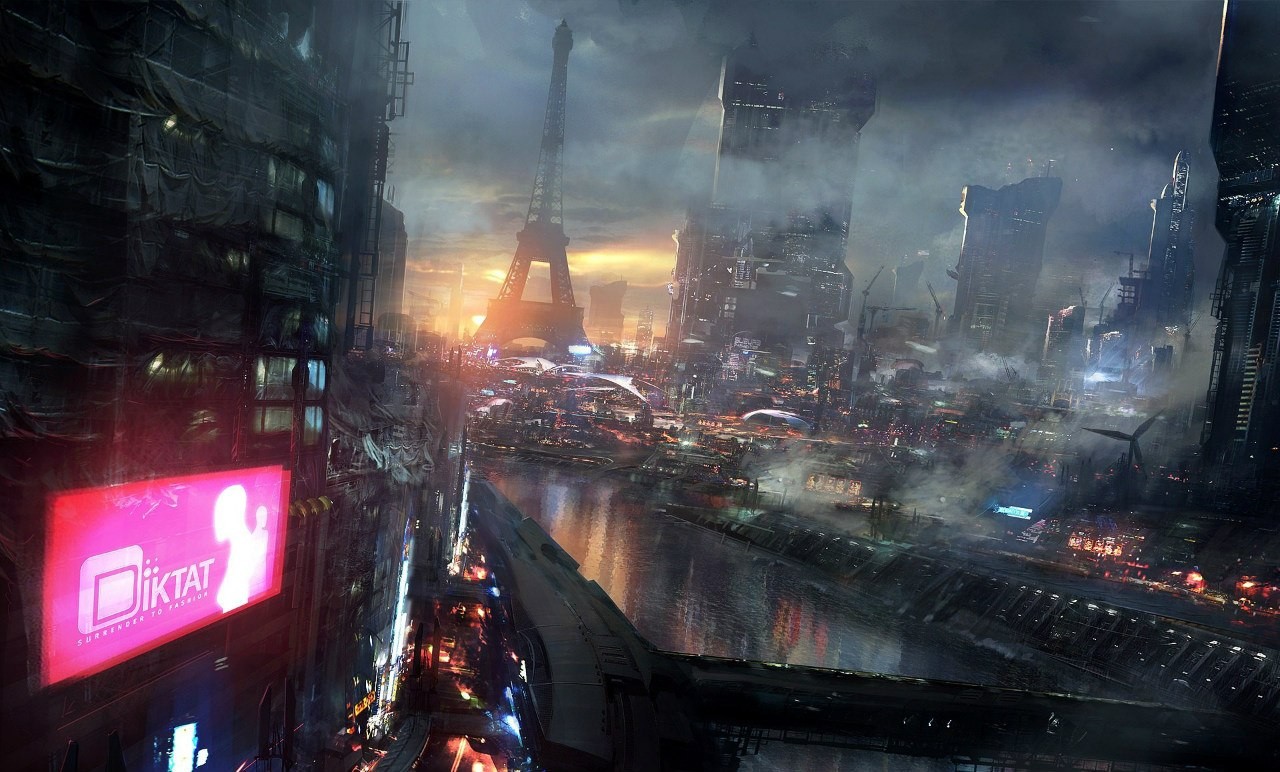 General 1280x772 futuristic city Paris Eiffel Tower Remember Me video games PC gaming video game art futuristic