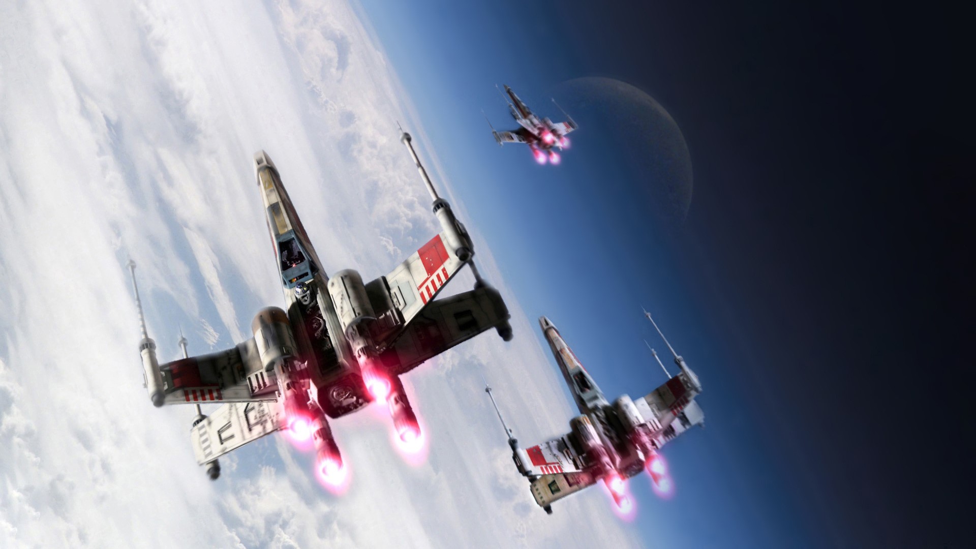 General 1920x1080 X-wing Star Wars Rebel Alliance Star Wars Ships science fiction vehicle Star Wars: Battlefront EA Games video games PC gaming