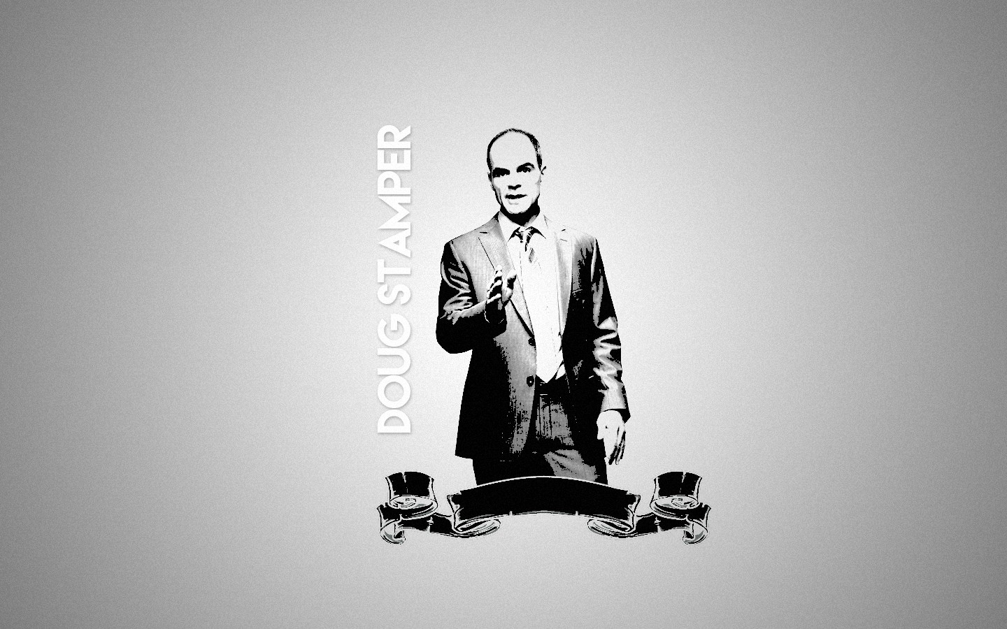 General 1440x900 Doug Stamper House of Cards men simple background TV series gray background gradient